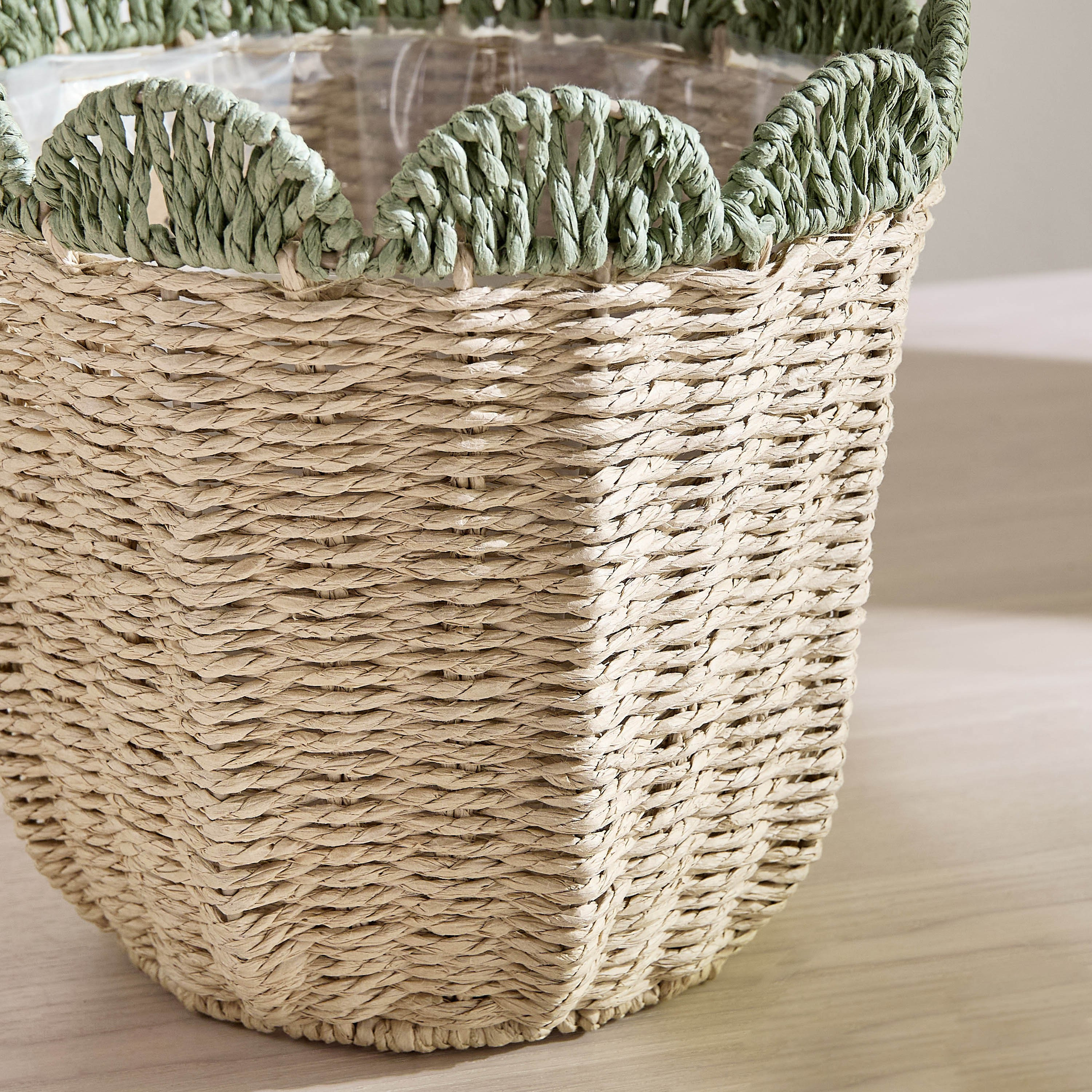 Scalloped Rope Planter - 31 cm-household-gardenandoutdoor-potsandplanters-planters-image-3