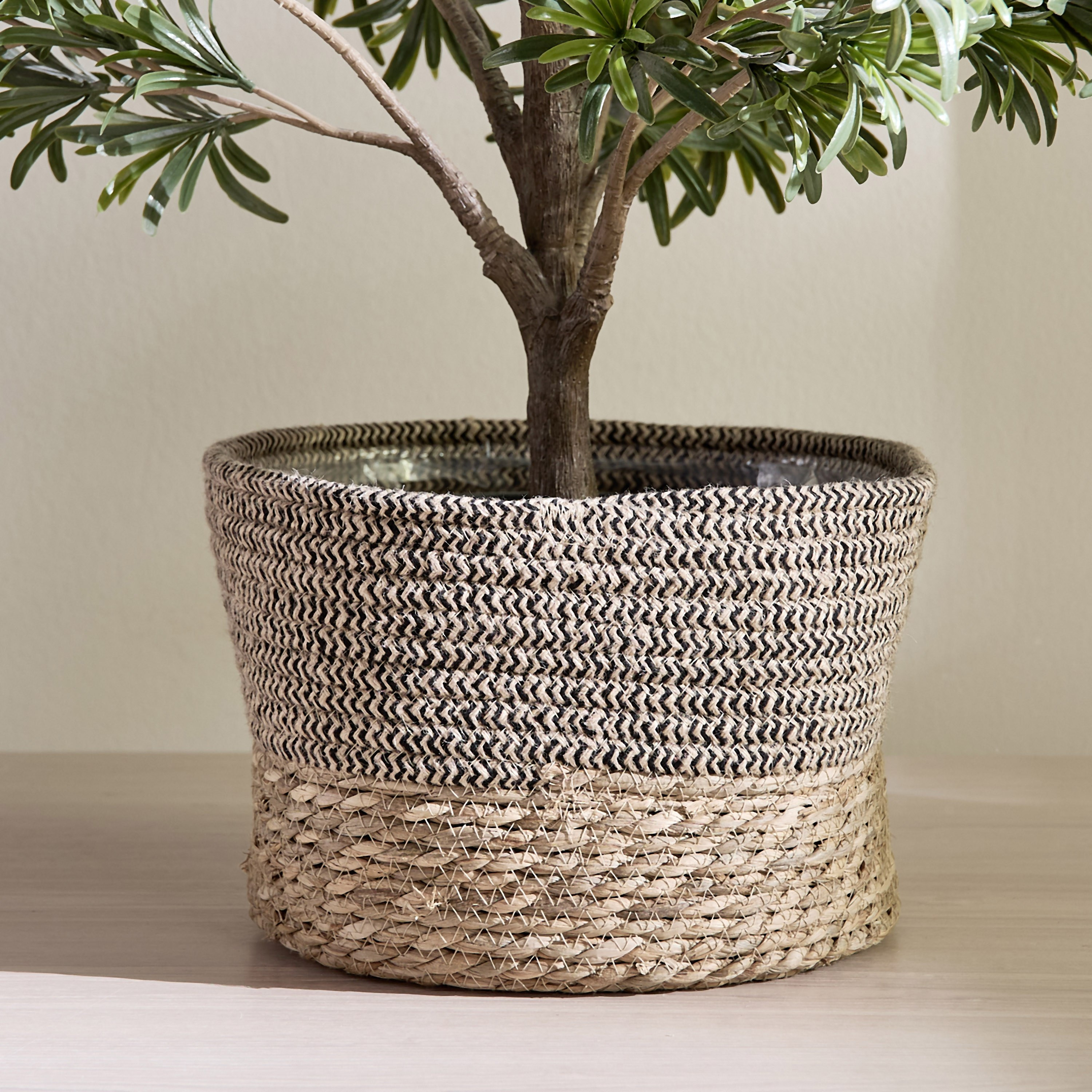 Mia Jute Planter - 20 cm-household-gardenandoutdoor-potsandplanters-planters-image-1
