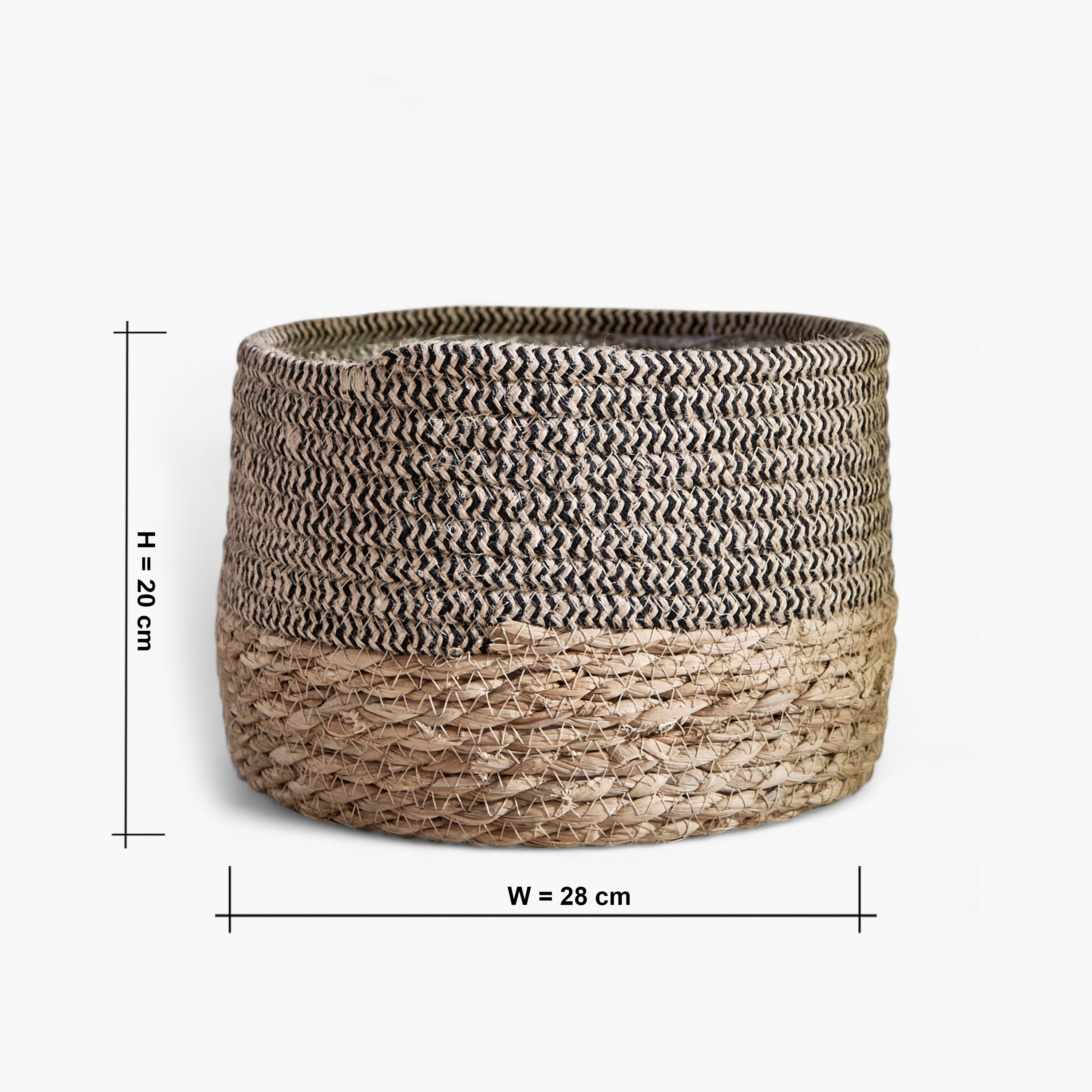 Mia Jute Planter - 20 cm-household-gardenandoutdoor-potsandplanters-planters-image-5