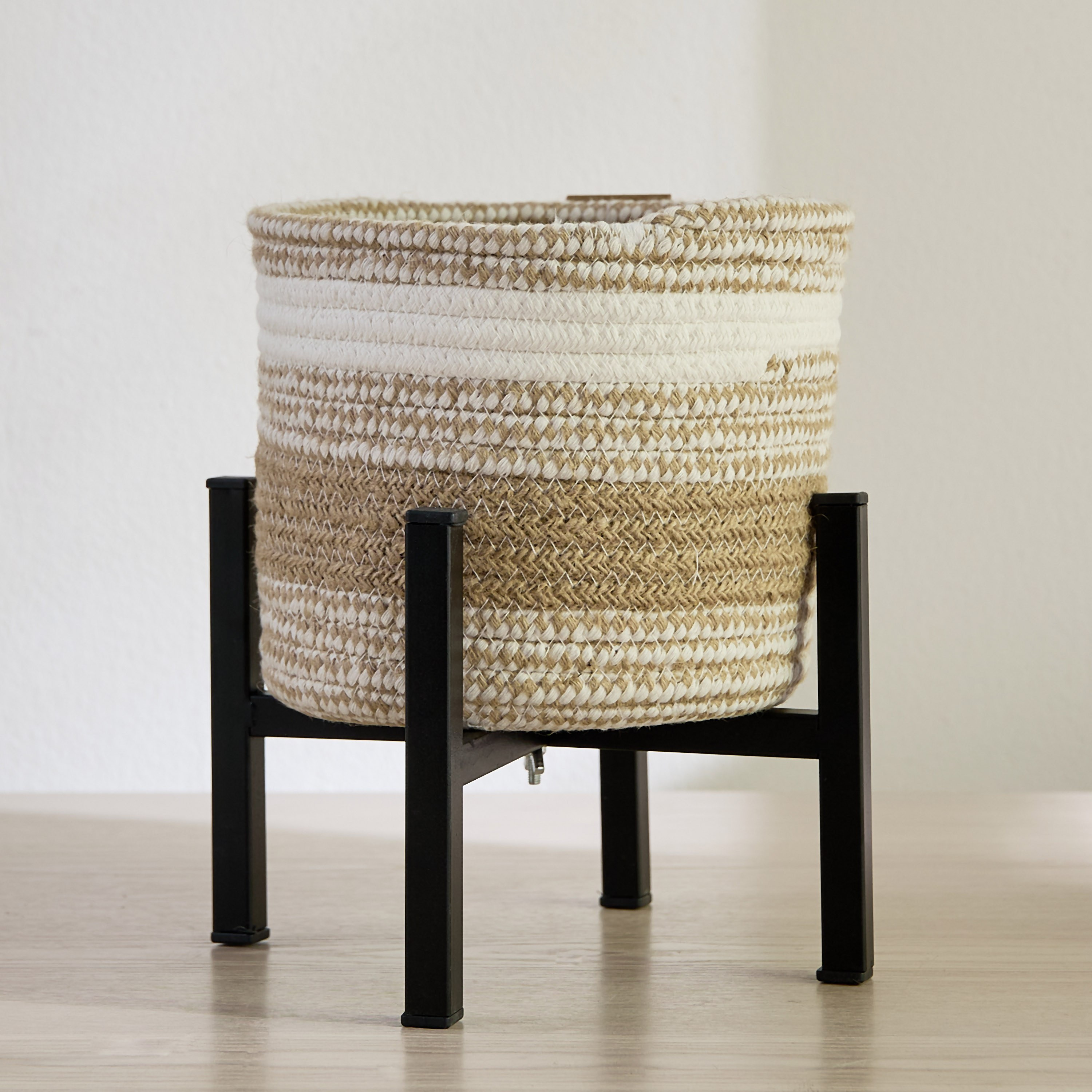 إناء نباتات حبل بحامل - ميجو ميلانج - 33 سم-household-gardenandoutdoor-potsandplanters-planters-image-2