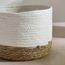 Mia Melange Paper and Rush Planter - 20 cm-household-gardenandoutdoor-potsandplanters-planters-image-3
