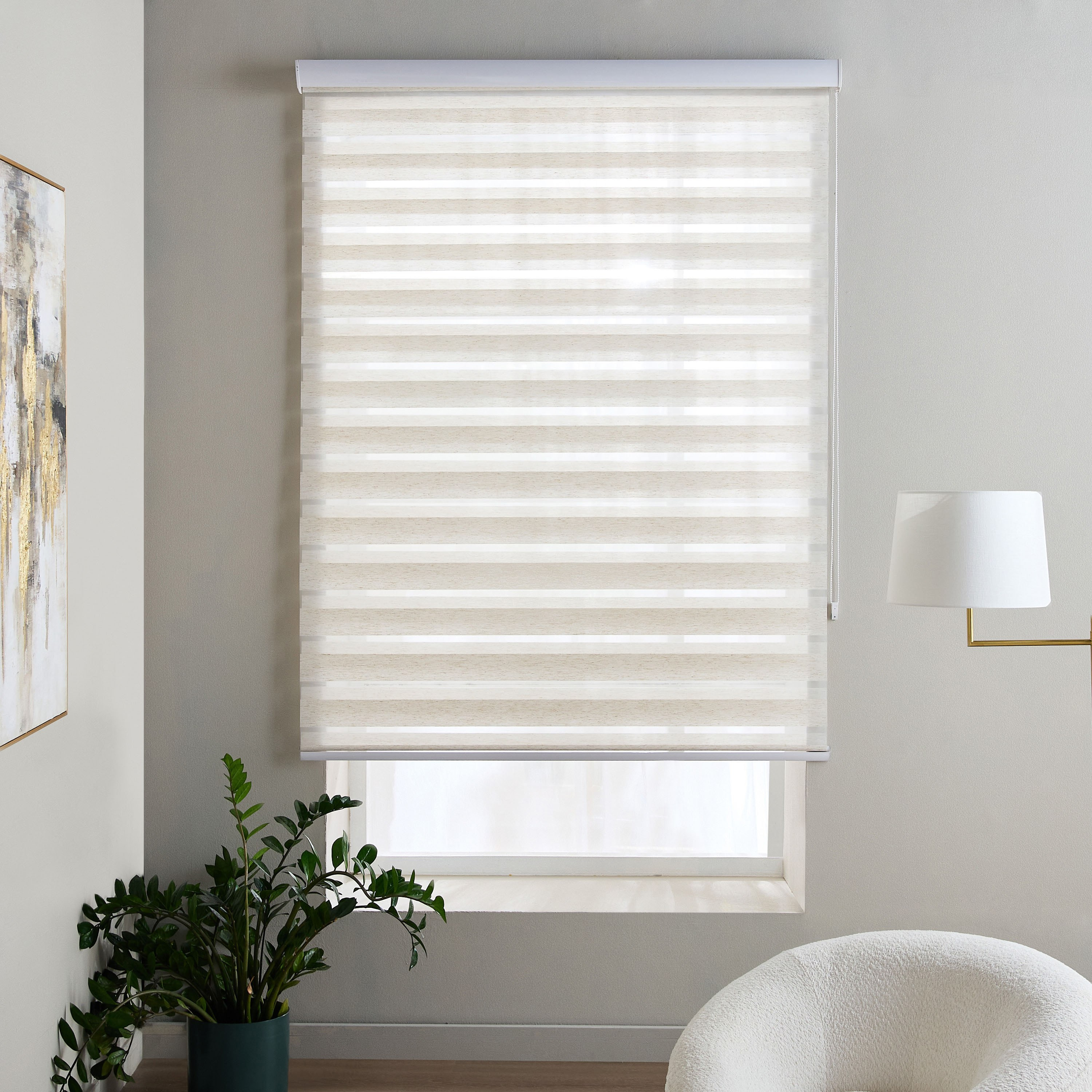 ستارة معتمة دوارة للصباح والمساء - إيلا - 150x240 سم-household-windows-blinds-image-1