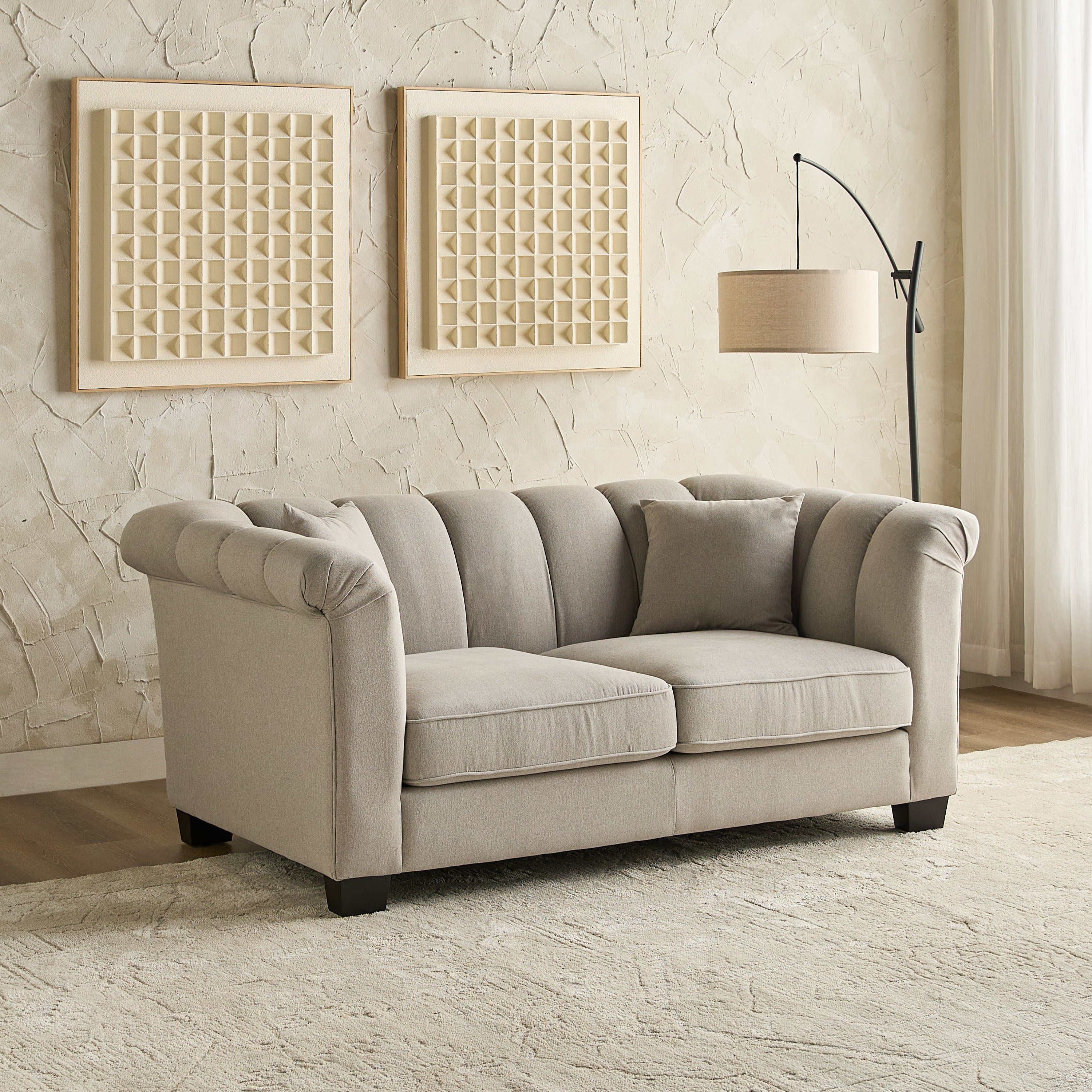 Arnya 2-Seater Fabric Sofa