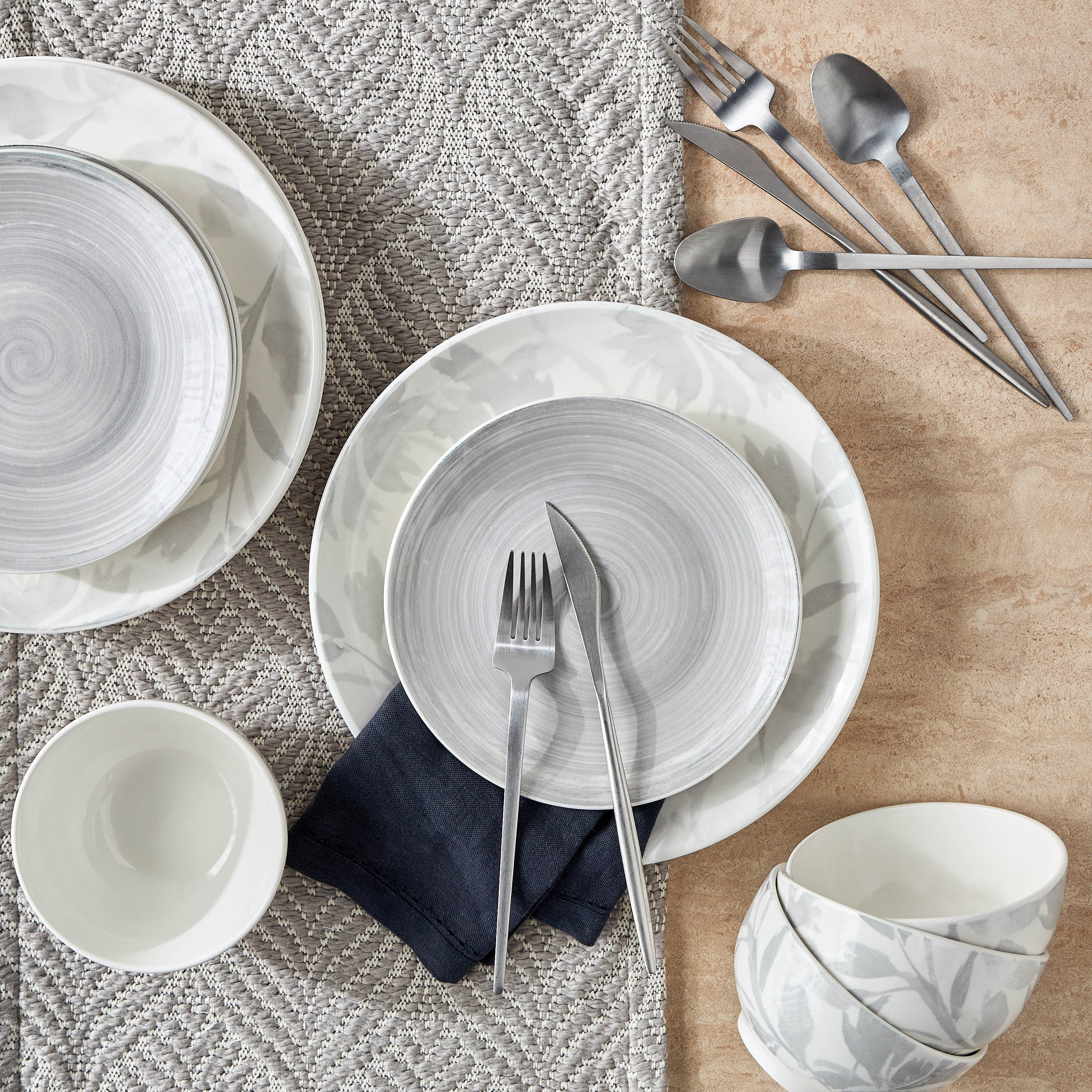 Millie 12-Piece Porcelain Dinner Set - Serves 4-household-dining-dinnerware-dinnersets-image-1