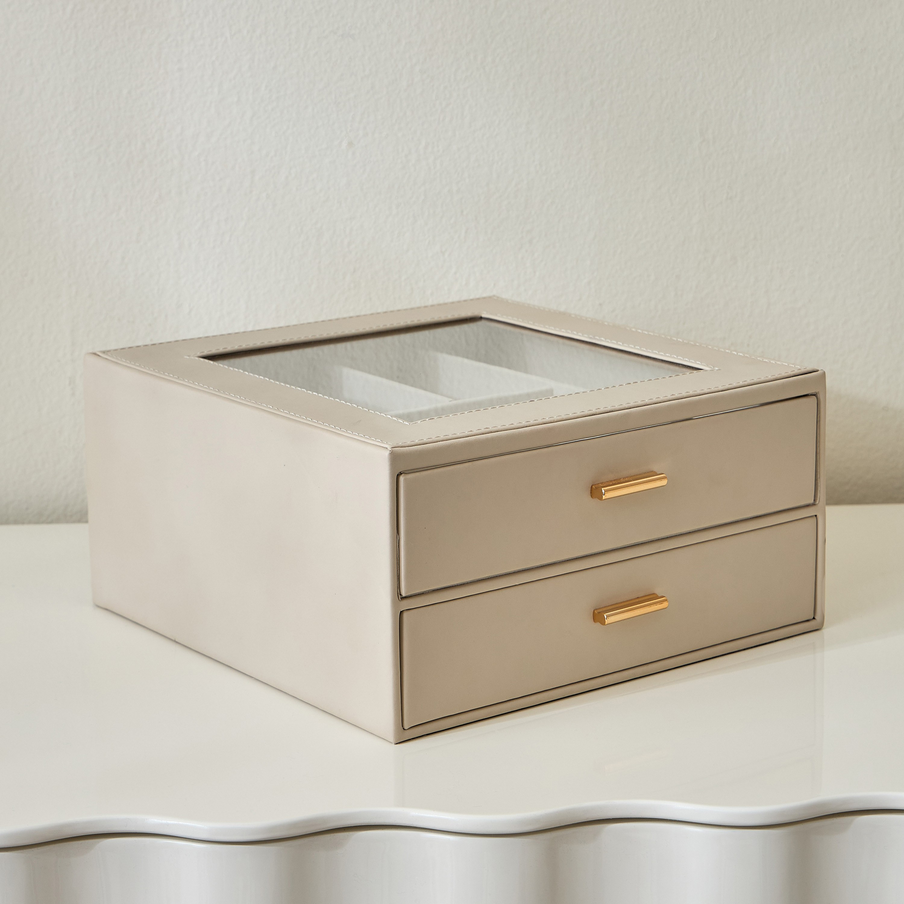منظم مجوهرات طابقين - كريستوفر-household-storage-jewelleryorganizing-jewelleryboxesandstands-image-1