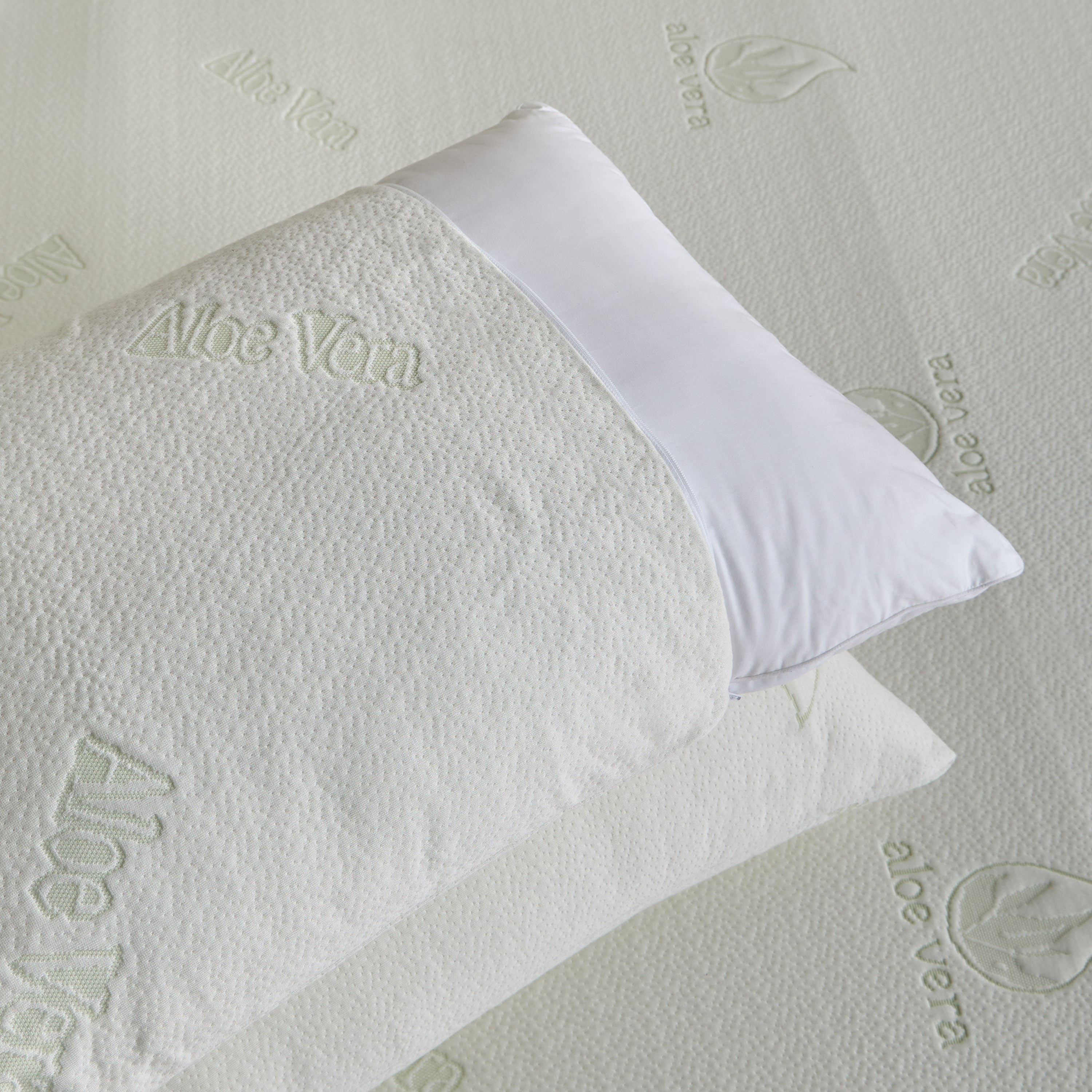 Healthguard Polyester 2-Piece Pillow Protector Set - 50x75 cm