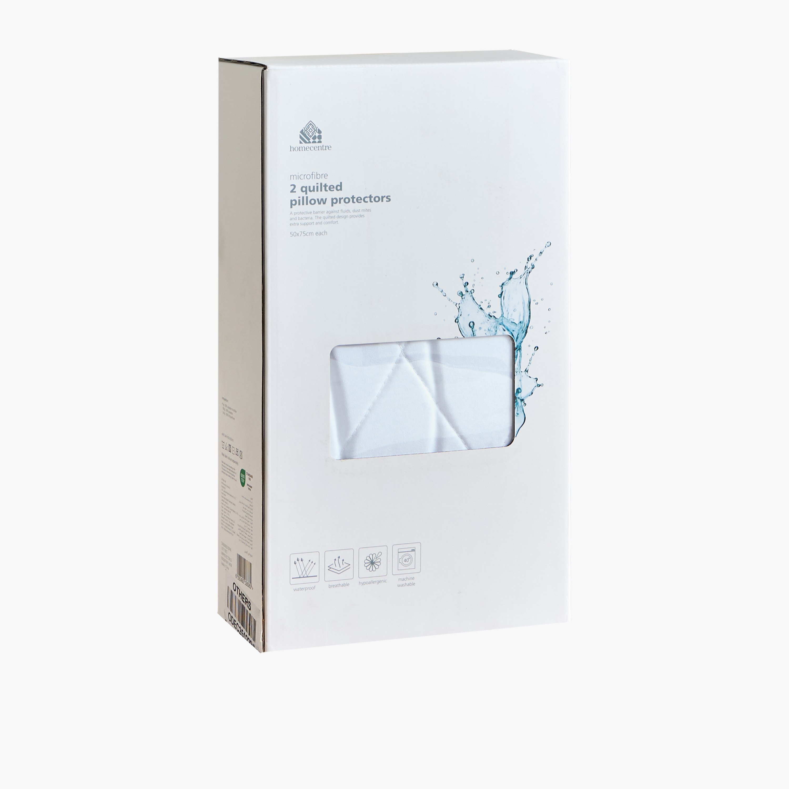 MF Polyester 2-Piece Pillow Protector Set - 50x75 cm-household-bedding-mattresstoppersandprotectors-pillowprotectors-image-4
