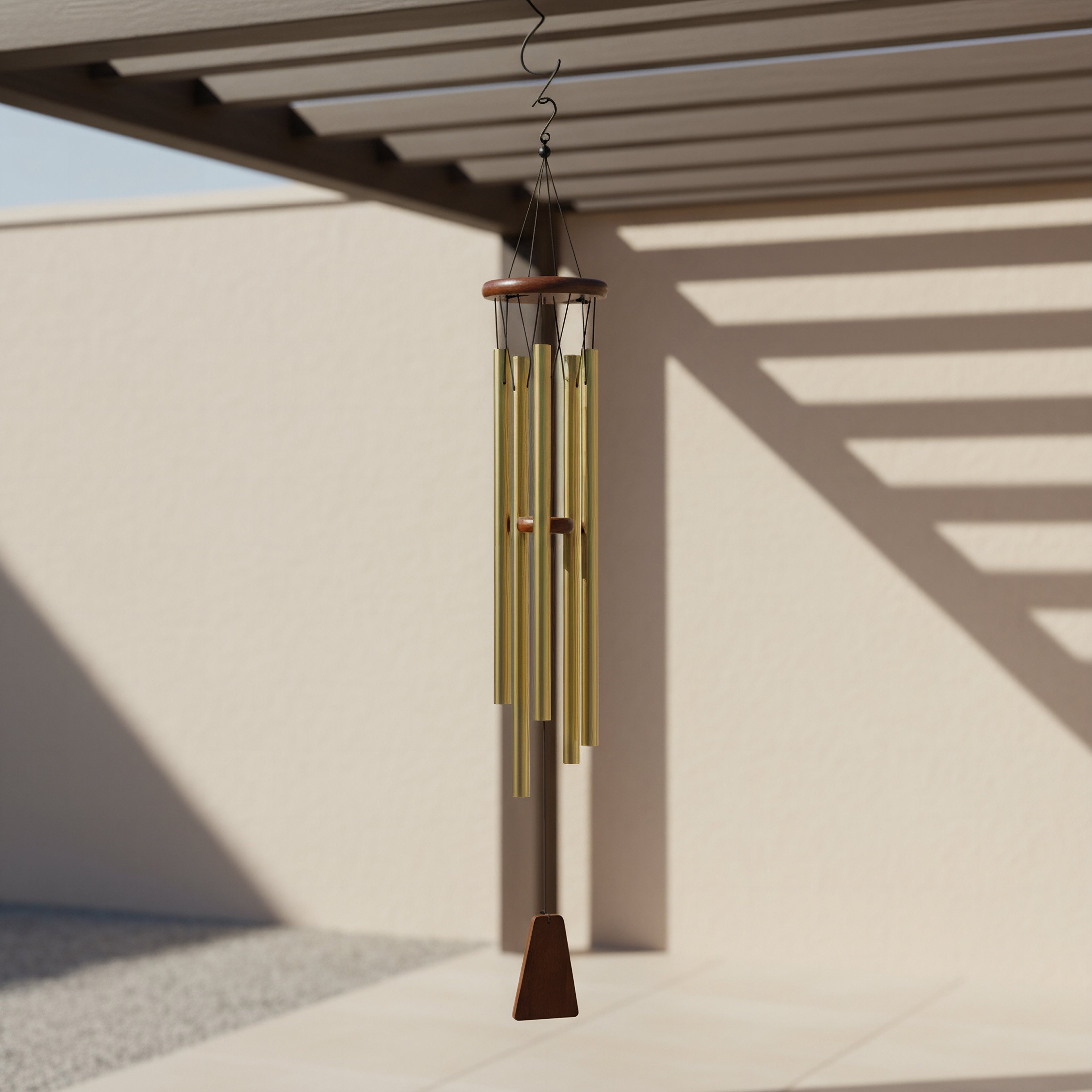 جرس رياح خشبي - آريا-household-gardenandoutdoor-outdoor-image-1