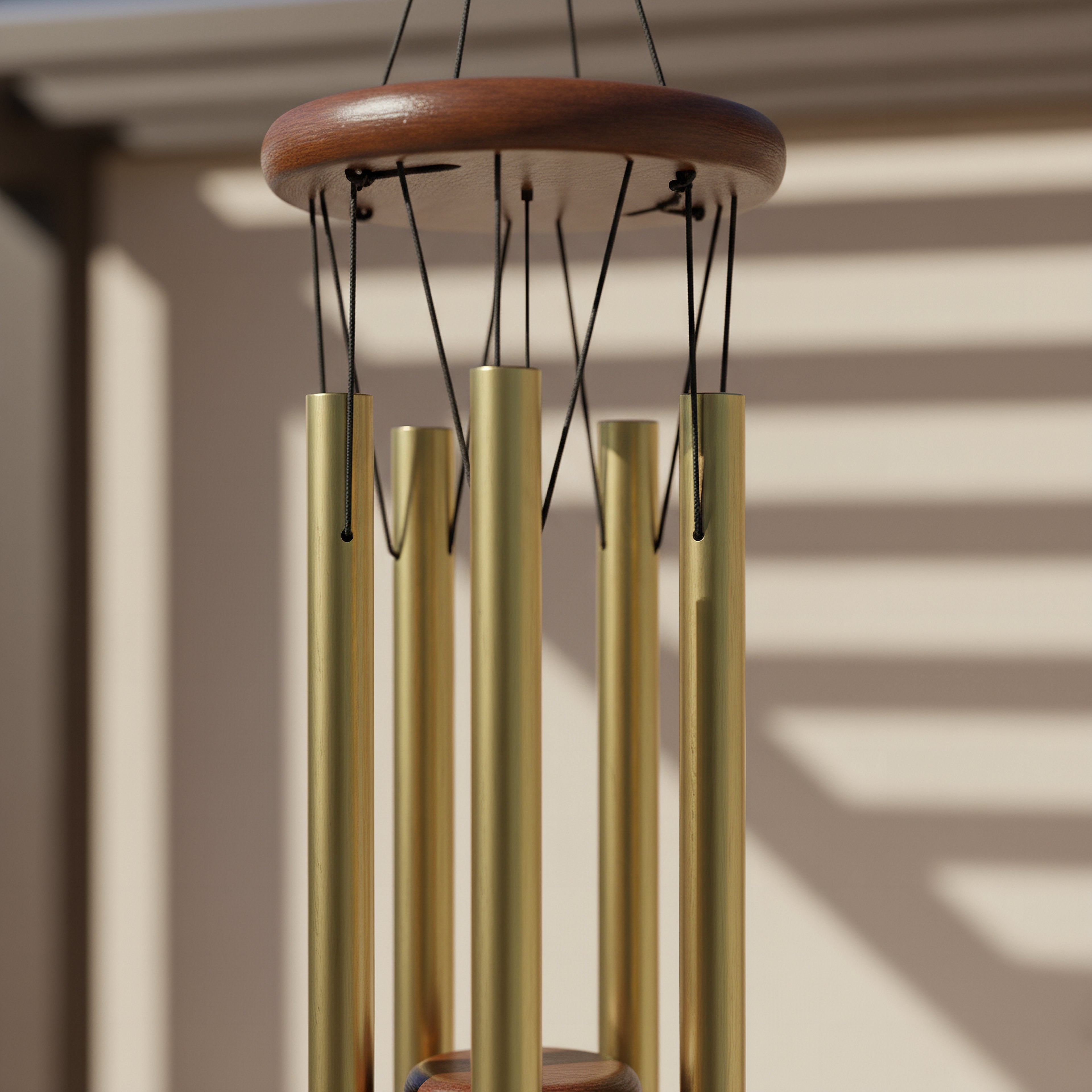Aria Wooden Wind Chime-household-gardenandoutdoor-outdoor-image-2