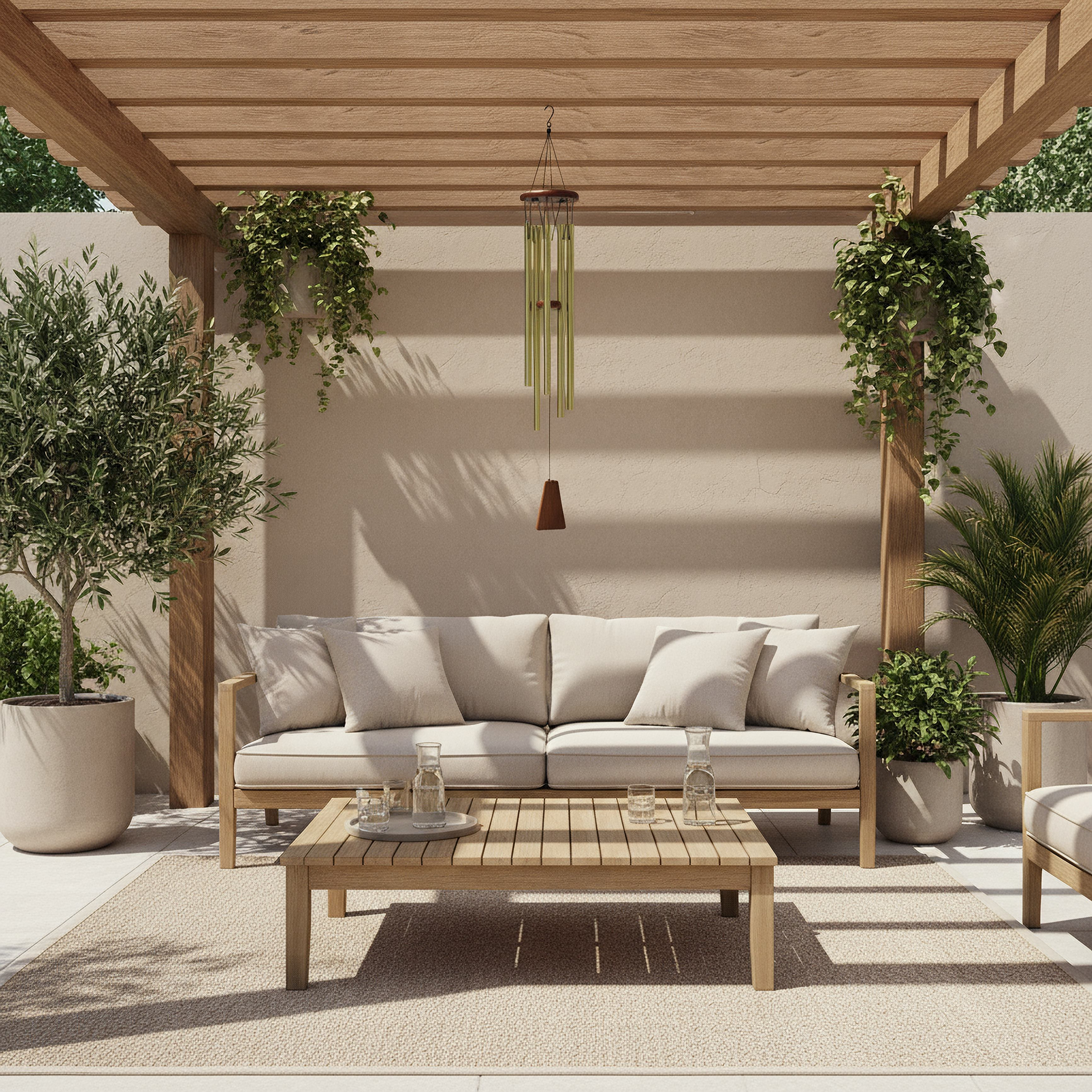 جرس رياح خشبي - آريا-household-gardenandoutdoor-outdoor-image-3