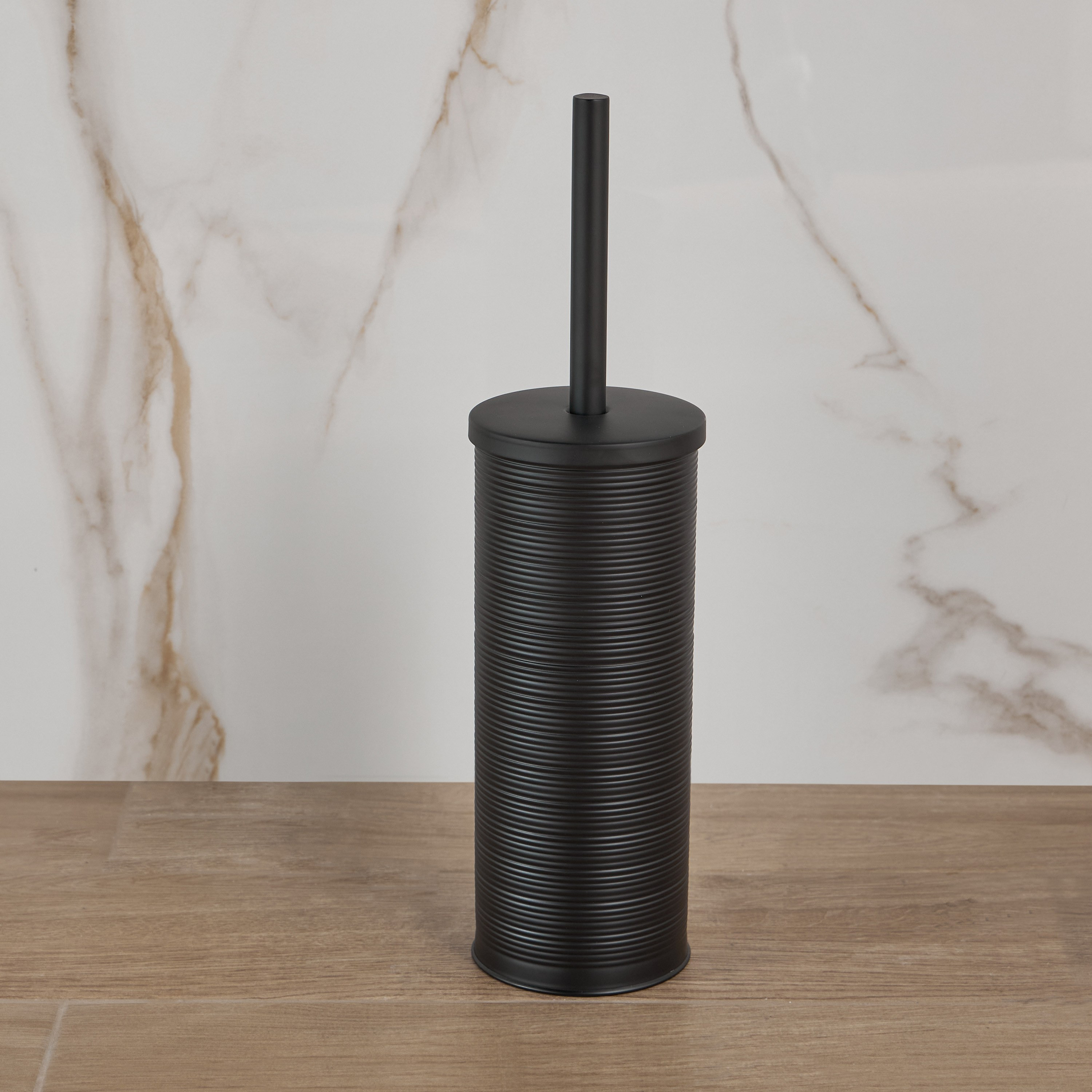 Modern Rib Toilet Brush Holder-household-bathandlaundry-bathaccessories-toiletbrushholders-image-1