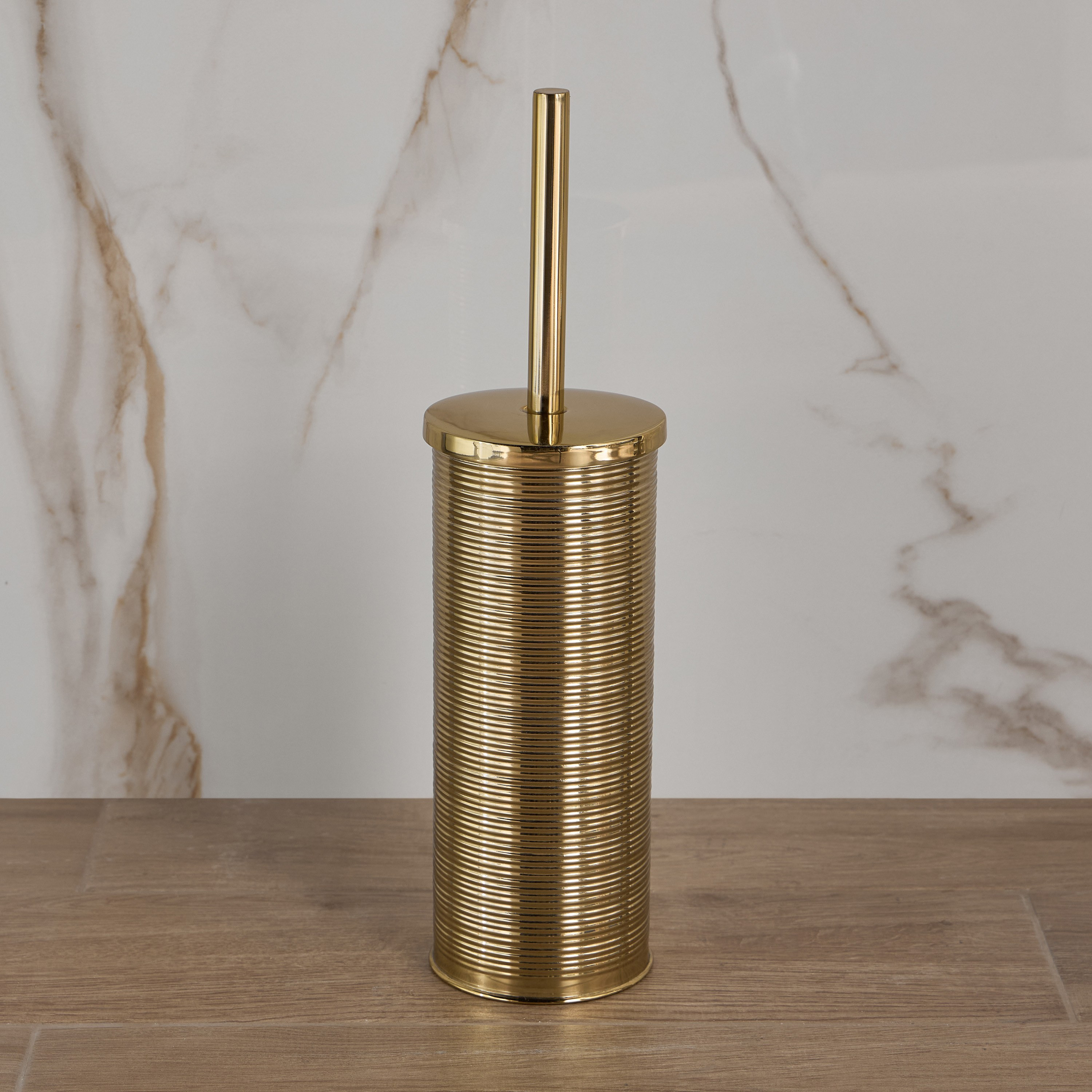 Modern Rib Toilet Brush Holder-household-bathandlaundry-bathaccessories-toiletbrushholders-image-1
