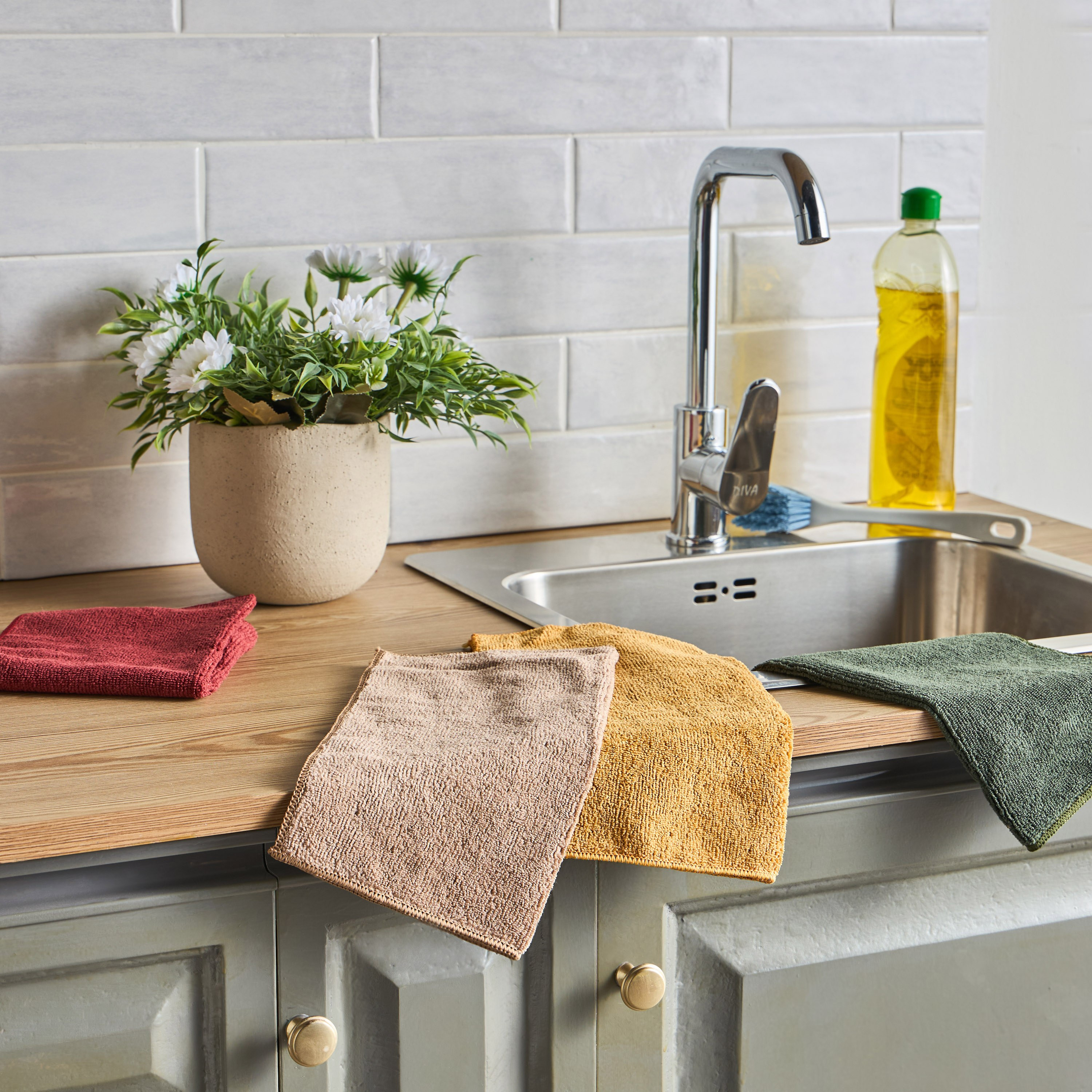 Martha Cleaning Cloth - Set of 4-household-bathandlaundry-cleaning-brushesspongesandcloths-image-3