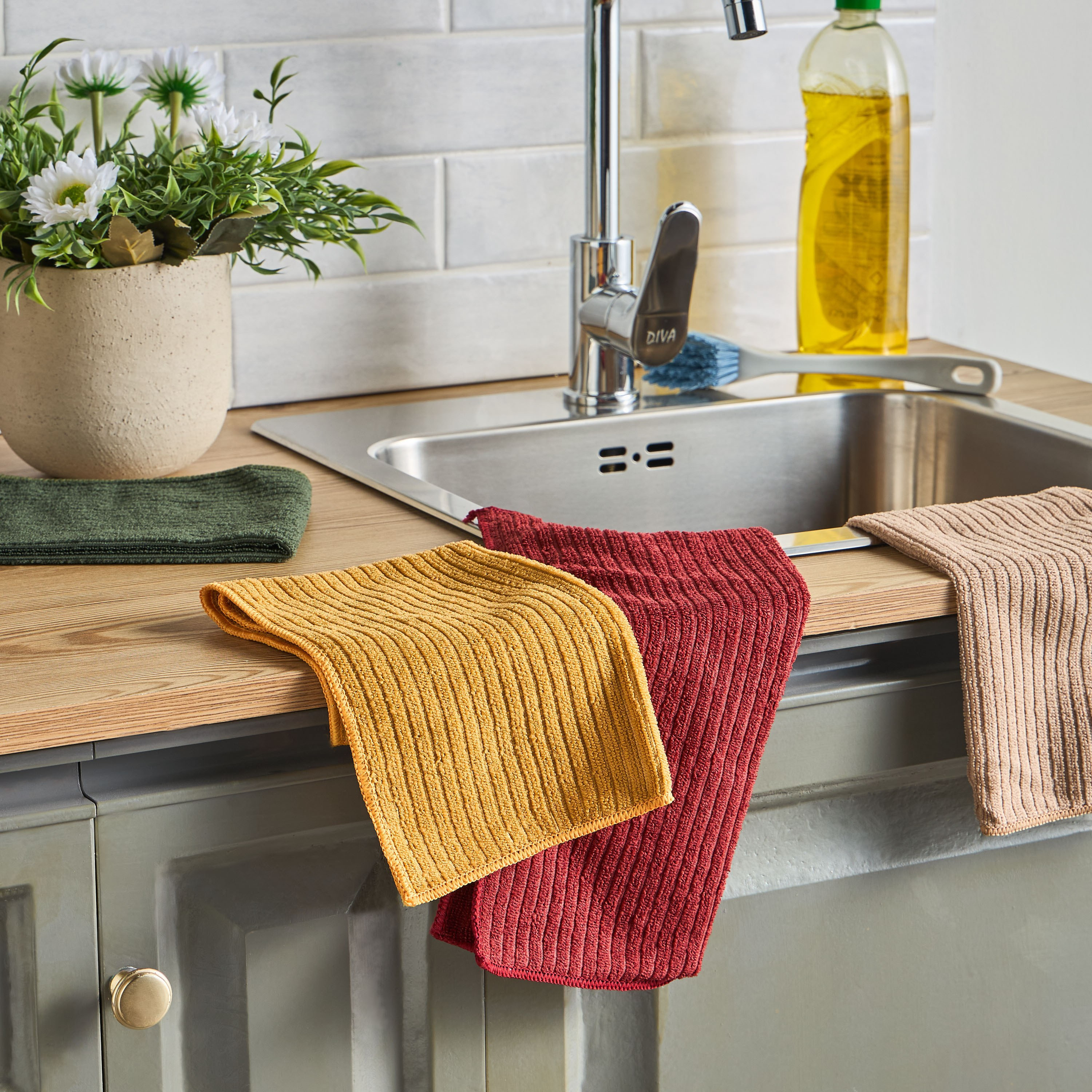 Martha Cleaning Cloth - Set of 4-household-bathandlaundry-cleaning-brushesspongesandcloths-image-3