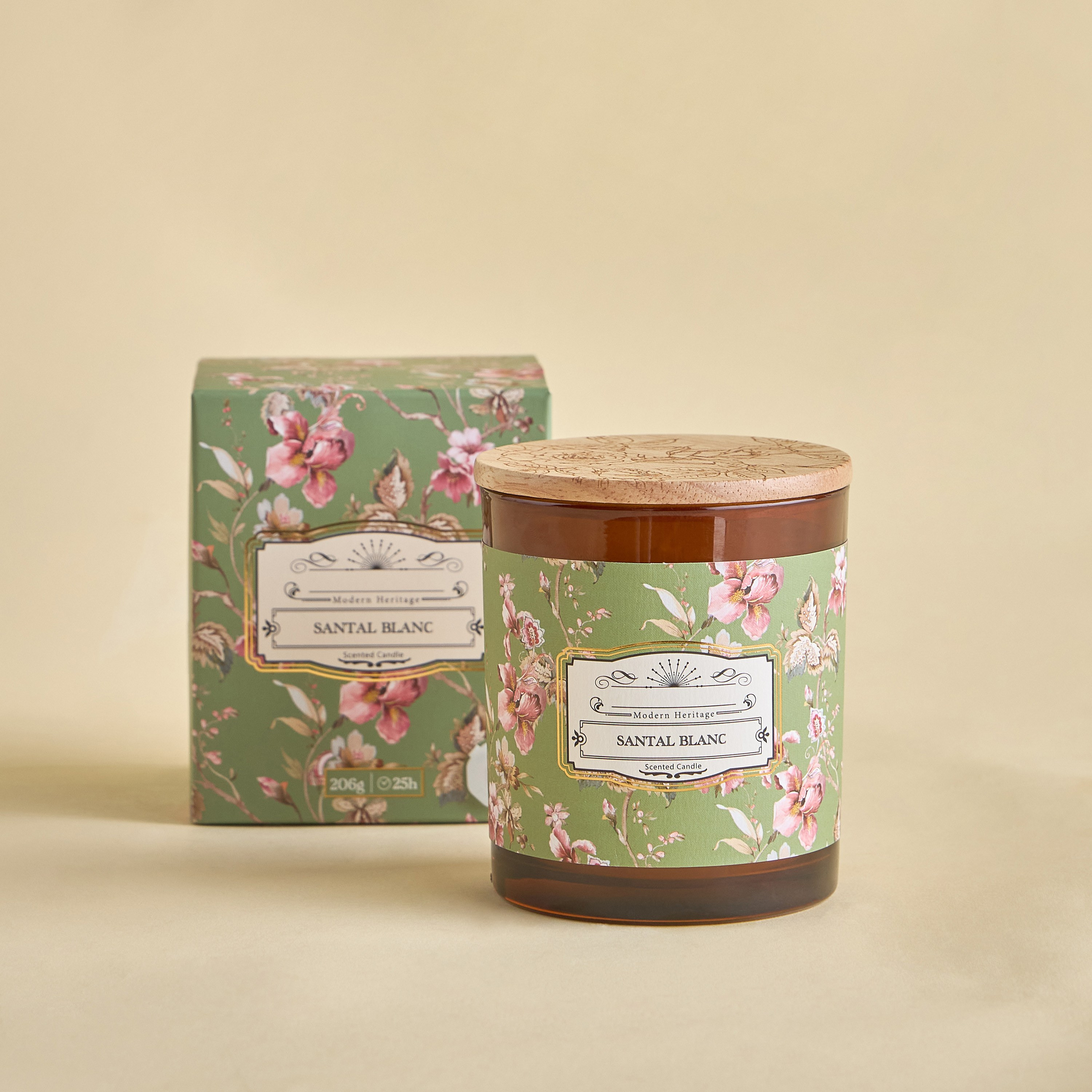 Heritage Santal Blanc Scented Jar Candle - 25 h-household-homefragrance-candles-image-2
