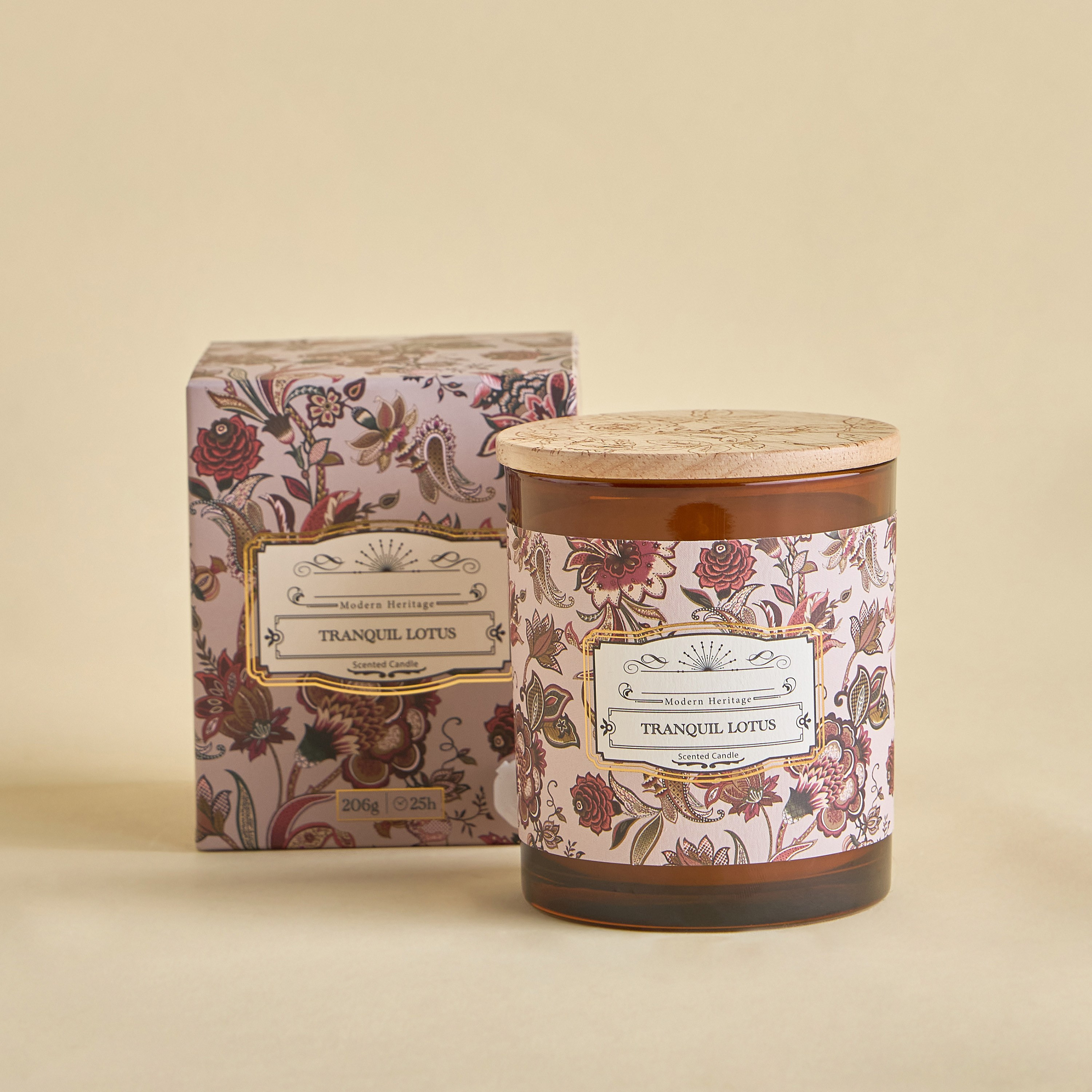 Heritage Tranquil Lotus Scented Jar Candle - 25 h-household-homefragrance-candles-image-2