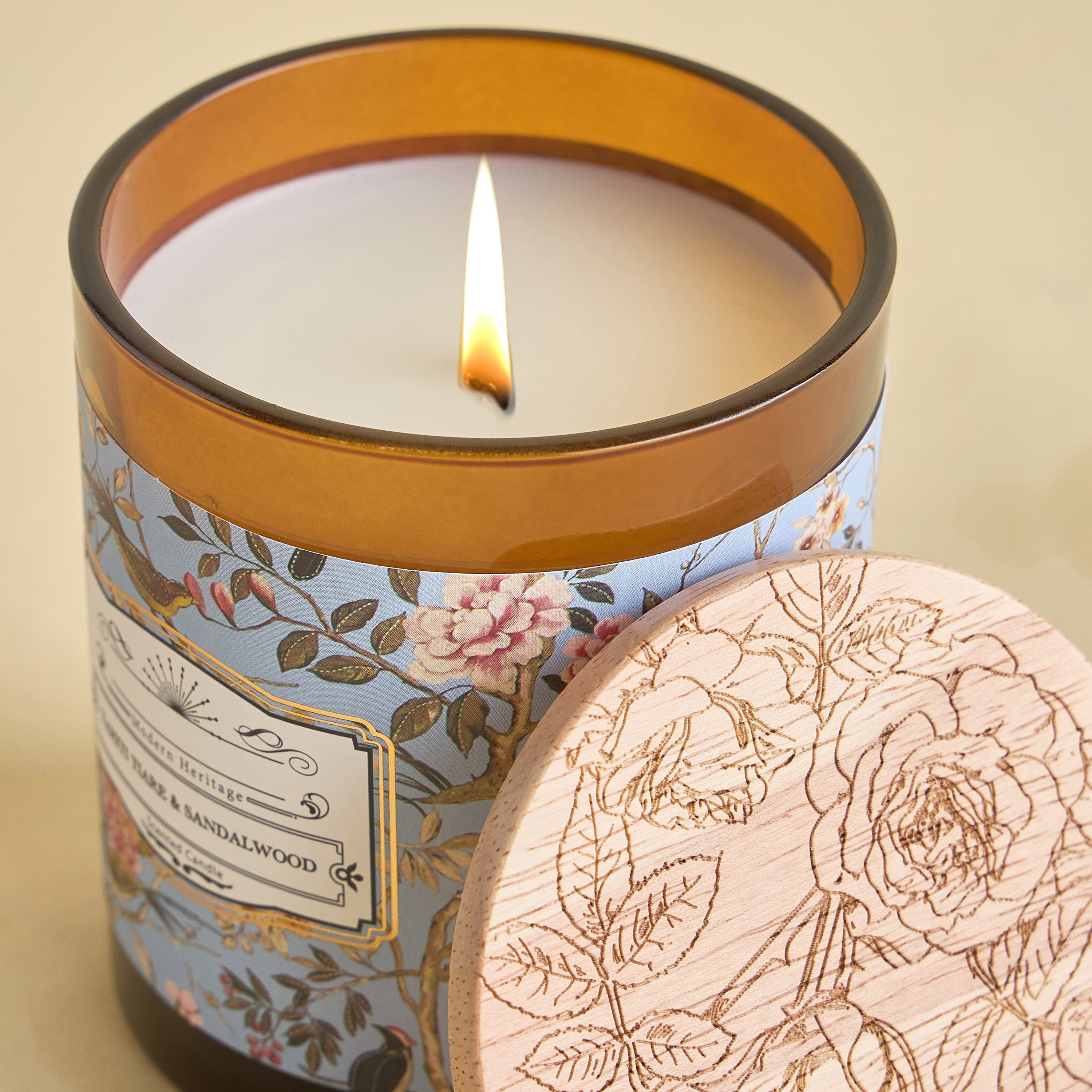 Heritage Tahiti Tiare and Sandalwood Scented Jar Candle - 25 h-household-homefragrance-candles-image-3