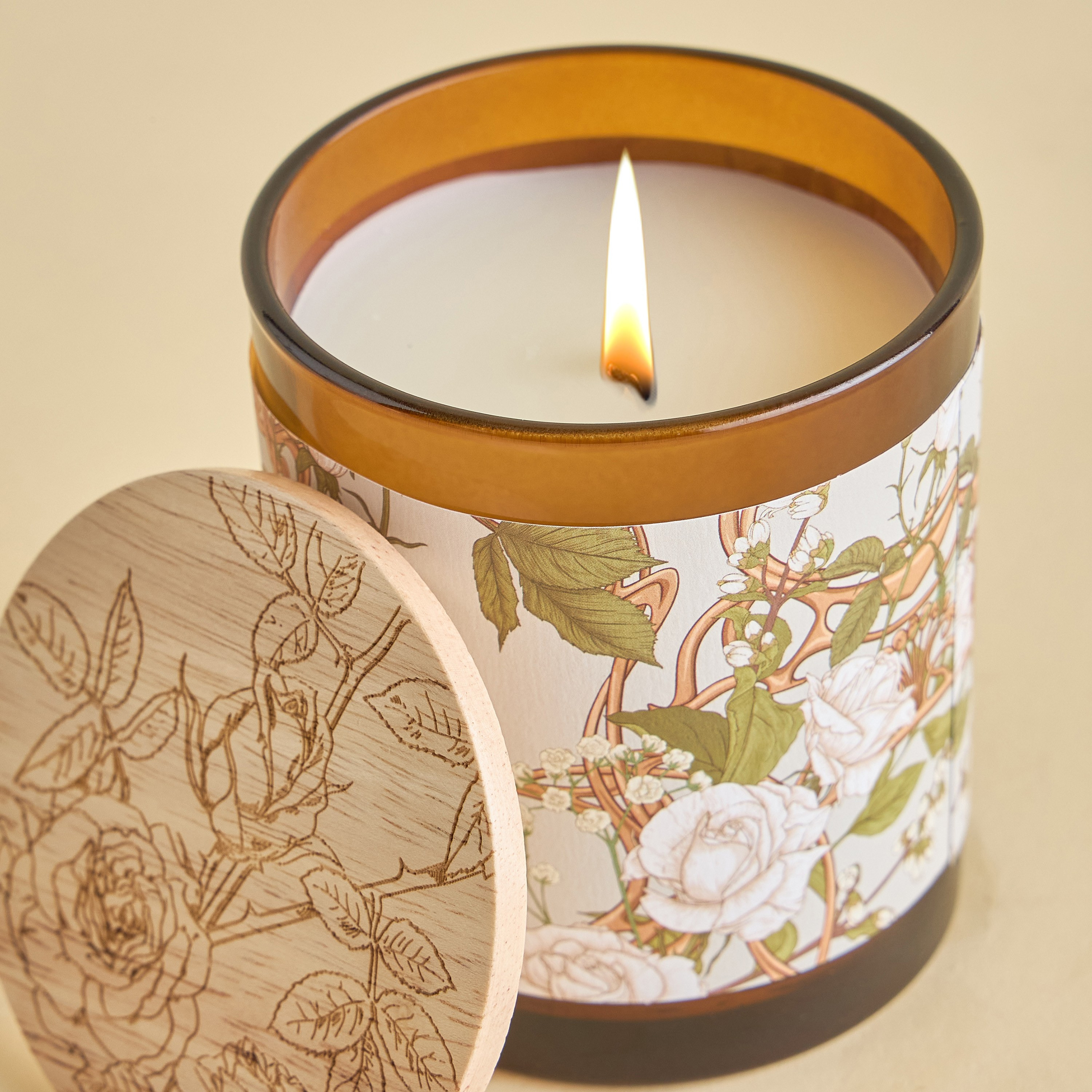 Heritage White Jasmine Scented Jar Candle - 25 h-household-homefragrance-candles-image-3