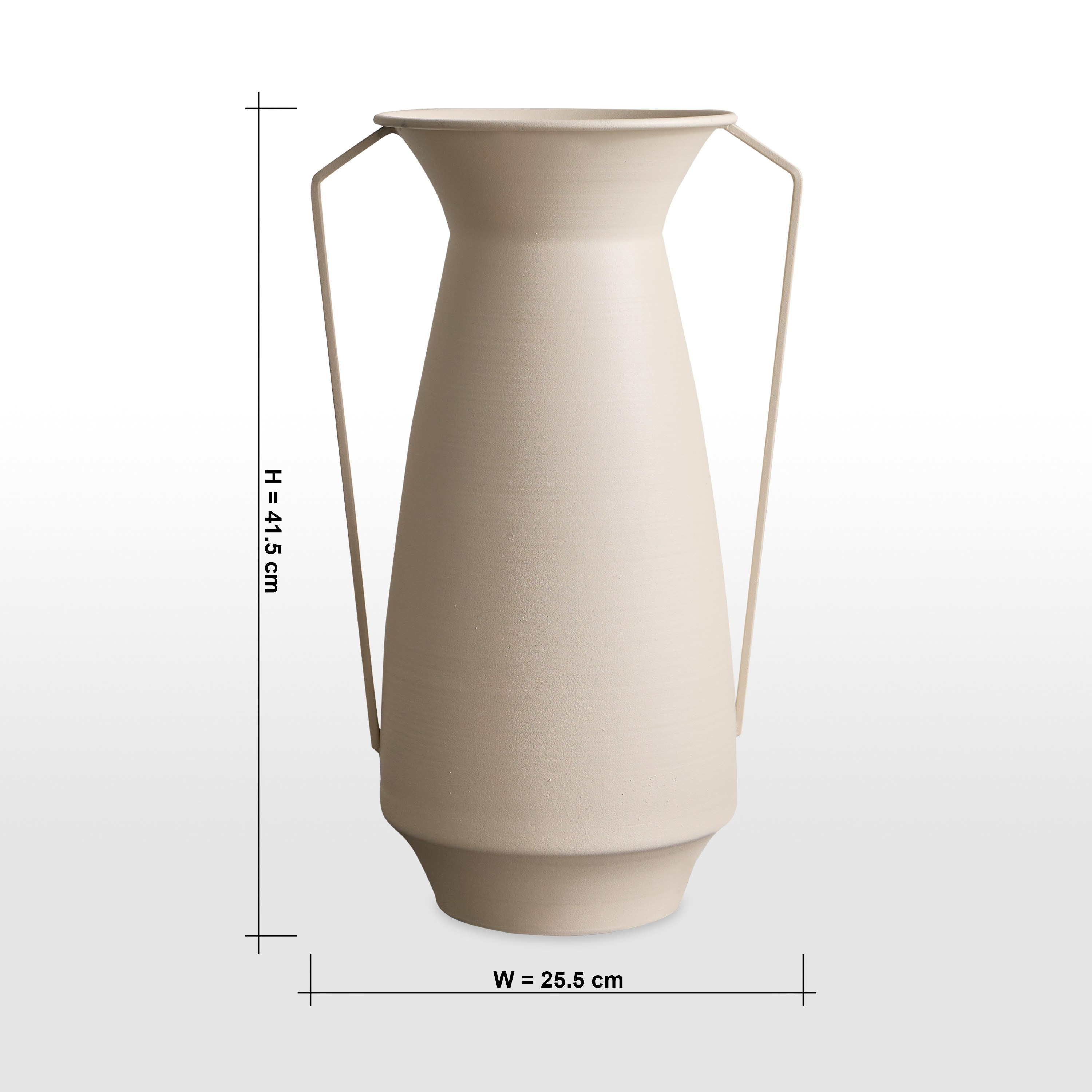 مزهرية معدنية لوين - ايليفاتد جلوبال - 42 سم-household-decor-vasesandbowls-image-4