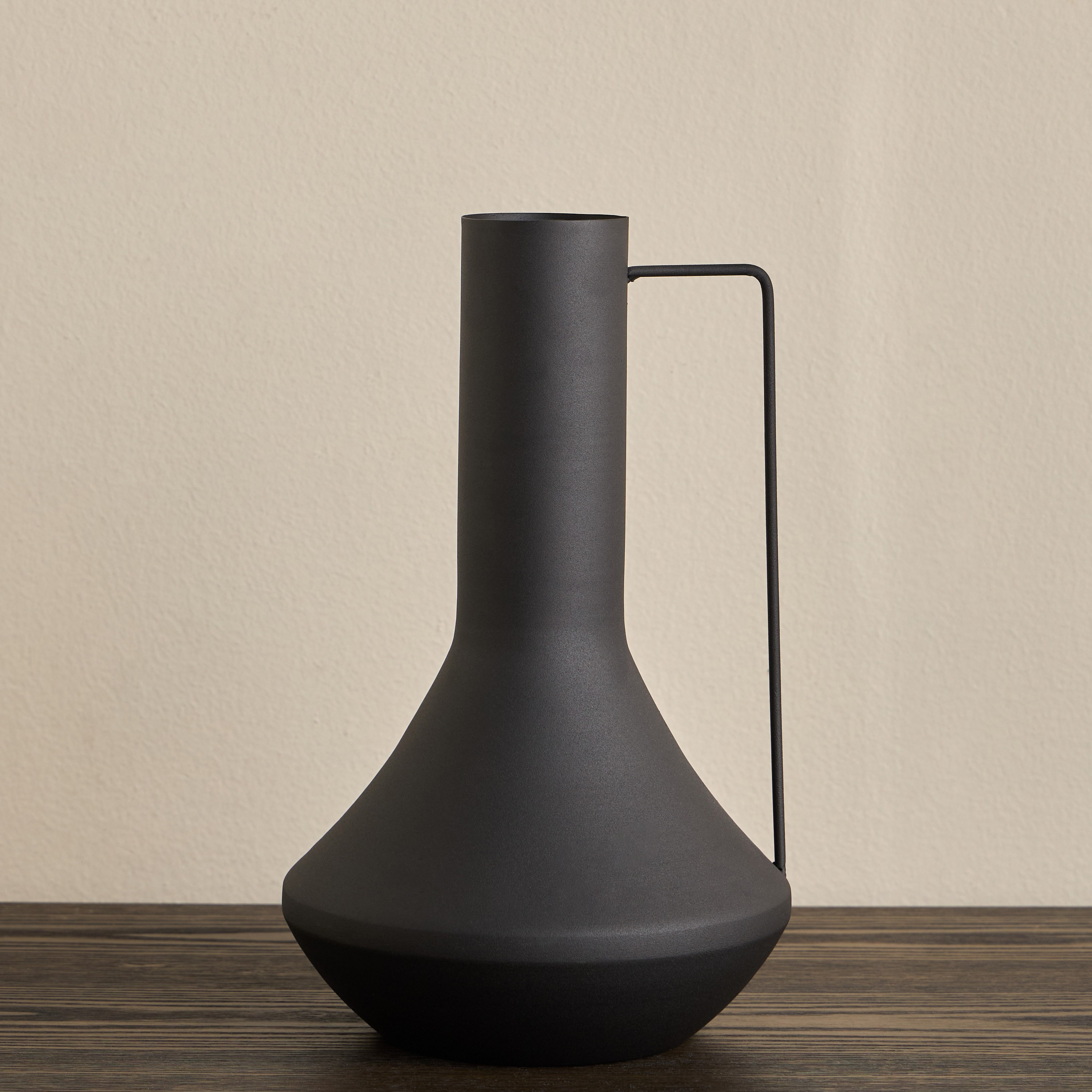Modern Mono Arden Metal Vase - 35 cm-household-decor-vasesandbowls-image-1