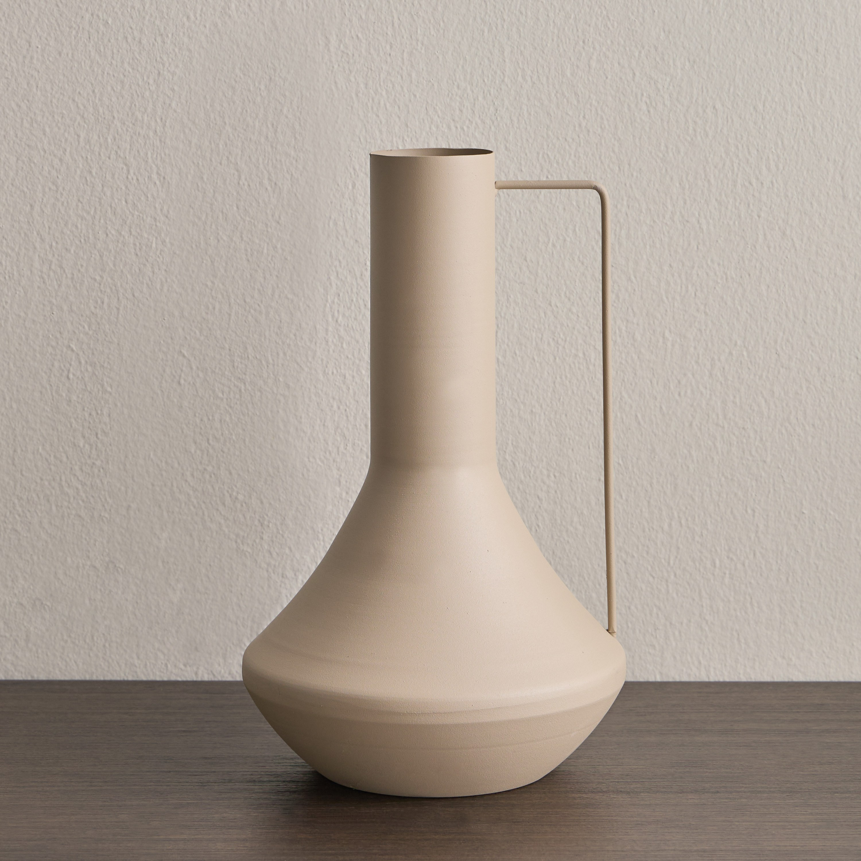 Elevated Metal Vase - 35 cm-household-decor-vasesandbowls-image-1