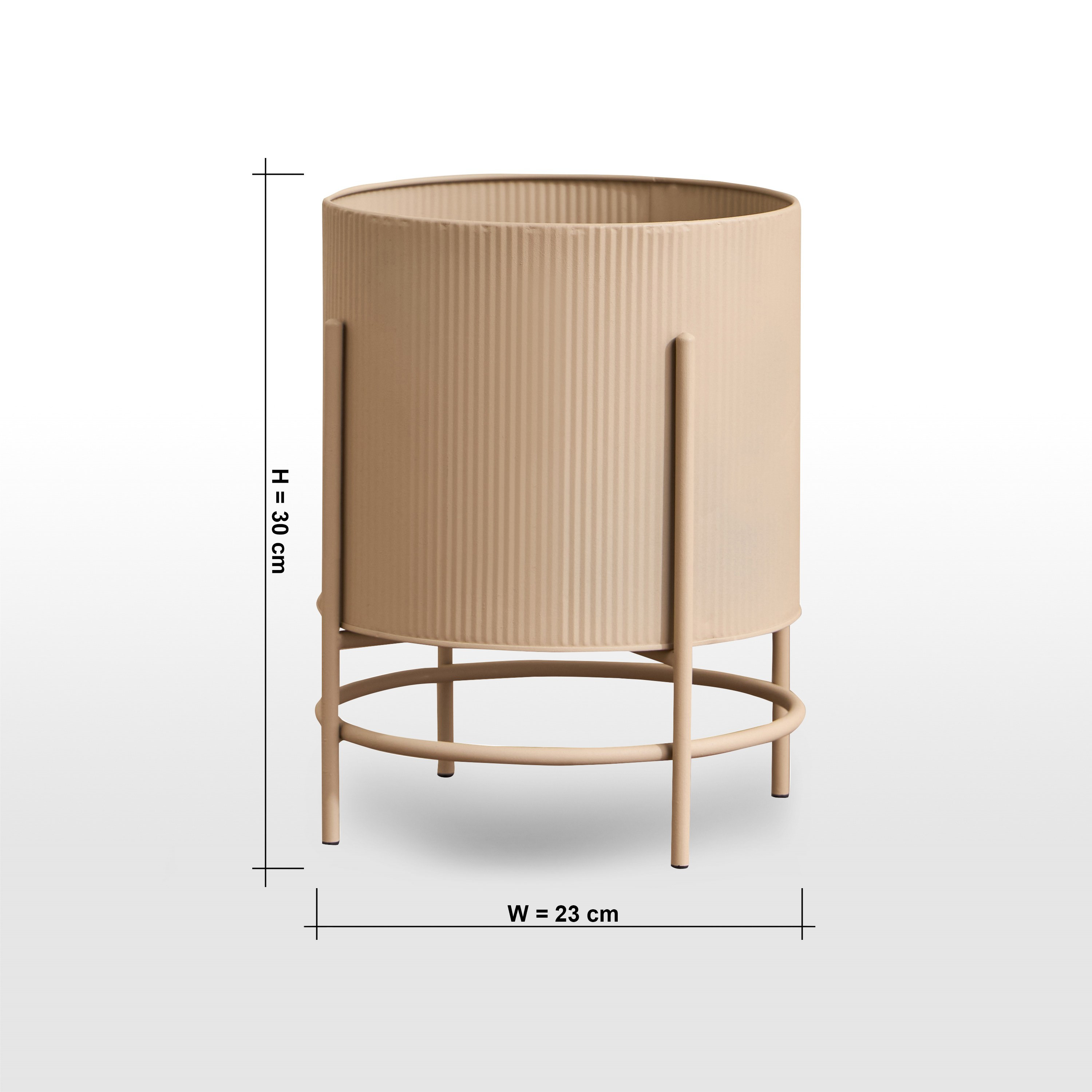 Mondo Allen Metal Planter - 30 cm-household-gardenandoutdoor-potsandplanters-planters-image-5