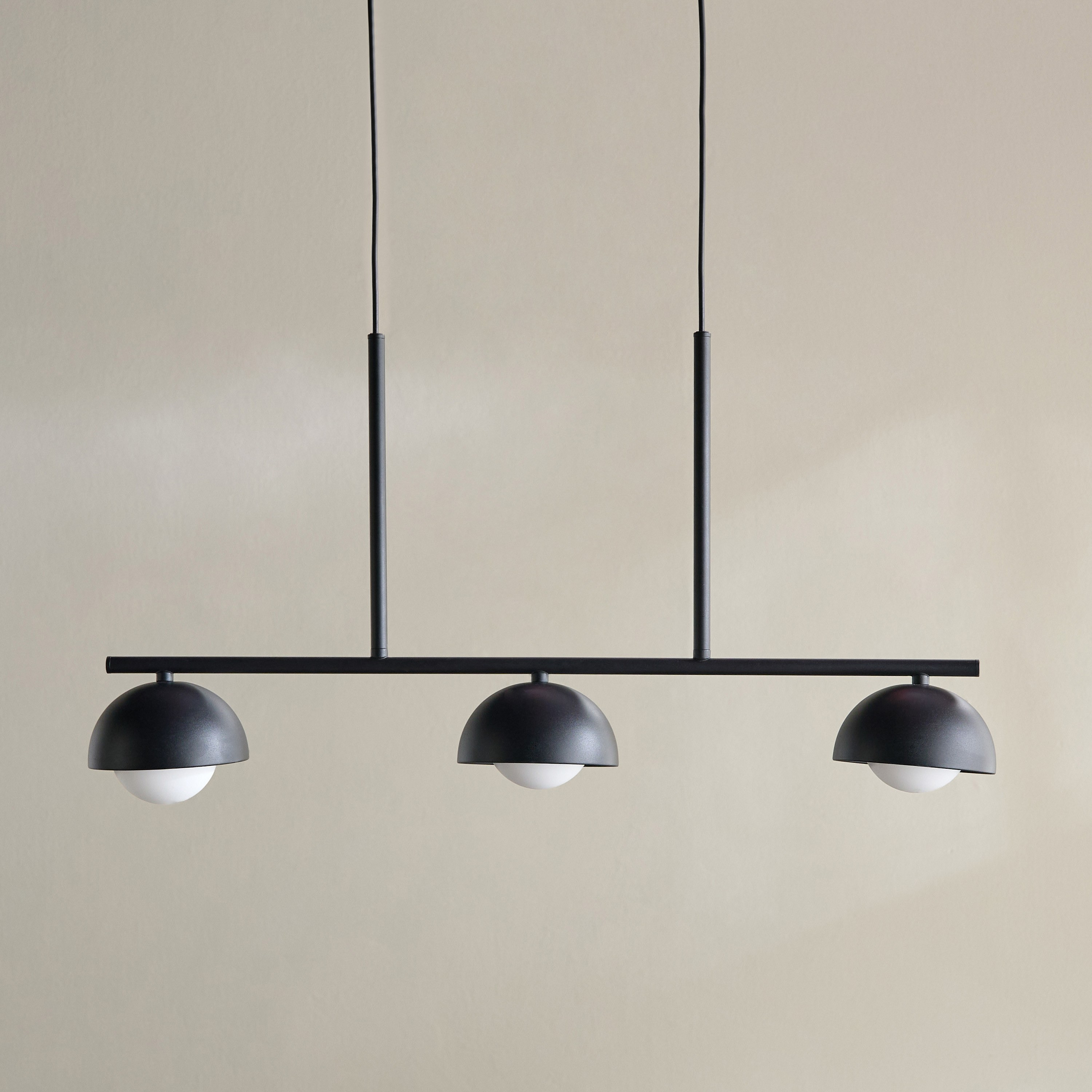 Andorra 3-Lights Metal Linear Ceiling Lamp