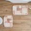 طقم سجادة حمام قطعتين بتصميم مكعبات-household-bathandlaundry-bathlinen-bathmatsandtubmats-image-4