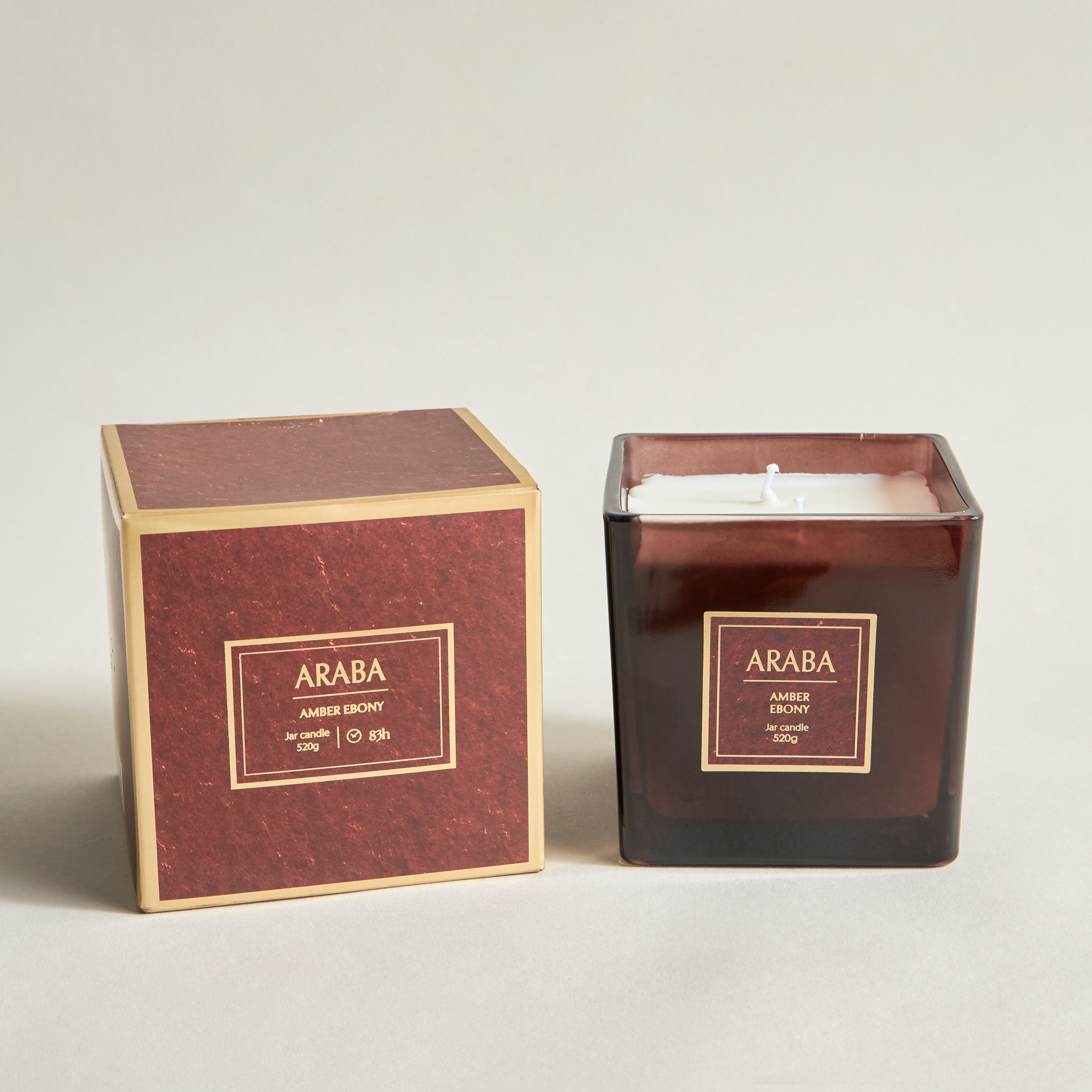 جرة شمعة معطرة برائحة العنبر والأبنوس - أرابا - 83 ساعة-household-homefragrance-candles-image-2