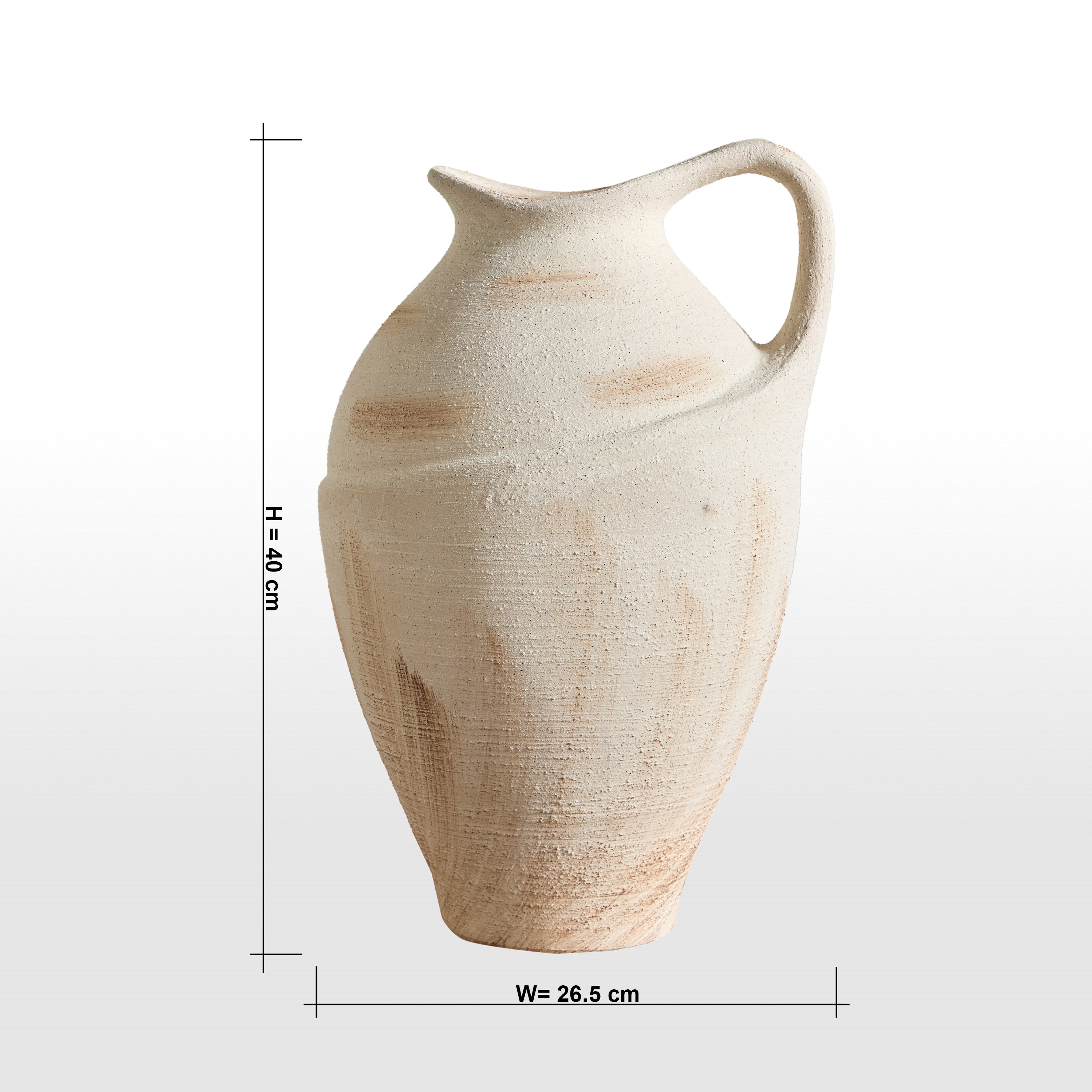 مزهرية سيراميك - موندو - 40 سم-household-decor-vasesandbowls-image-5