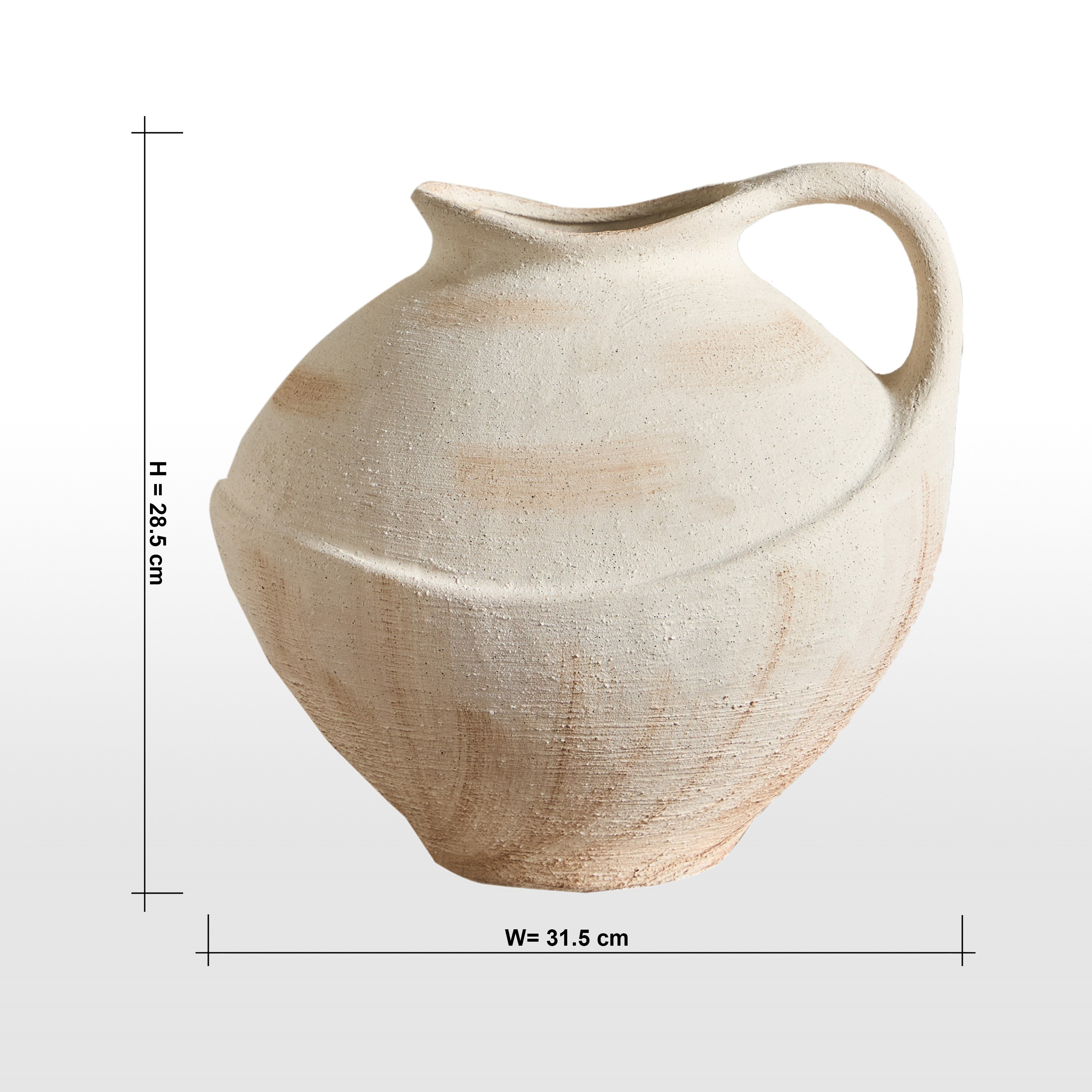 Mondo Ceramic Vase - 29 cm-household-decor-vasesandbowls-image-5