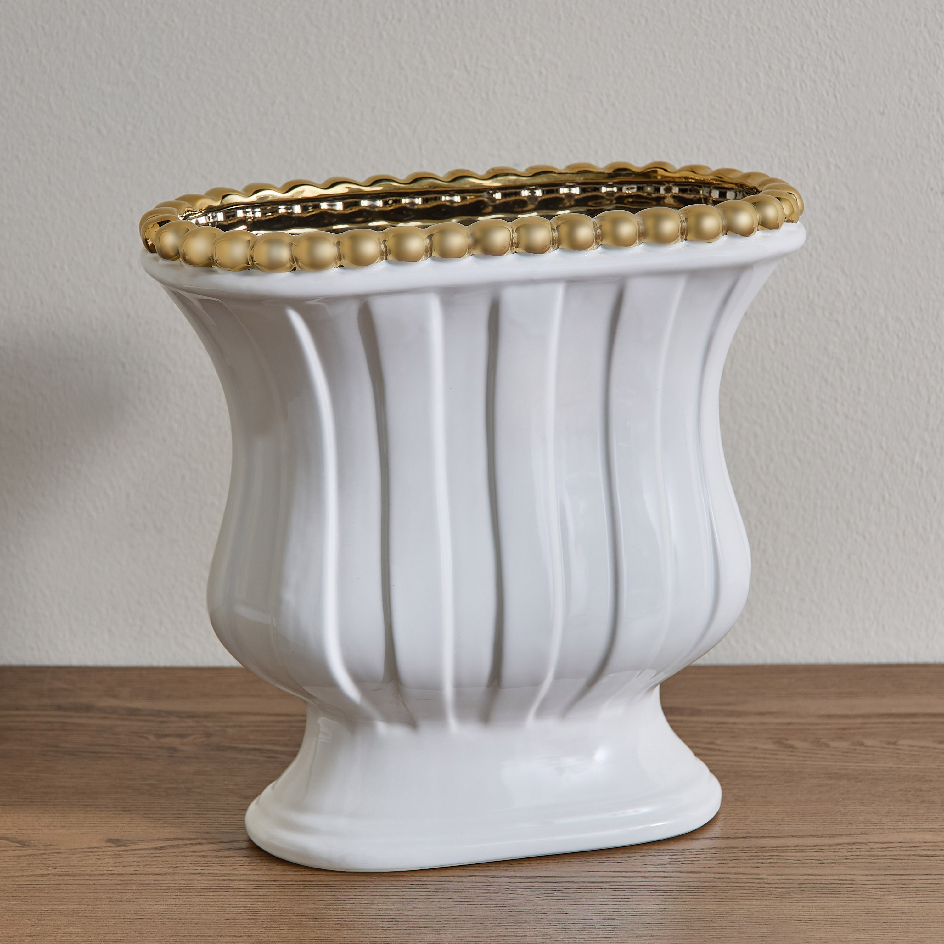 Fatima Ula Ceramic Vase - 27 cm-household-decor-vasesandbowls-image-1