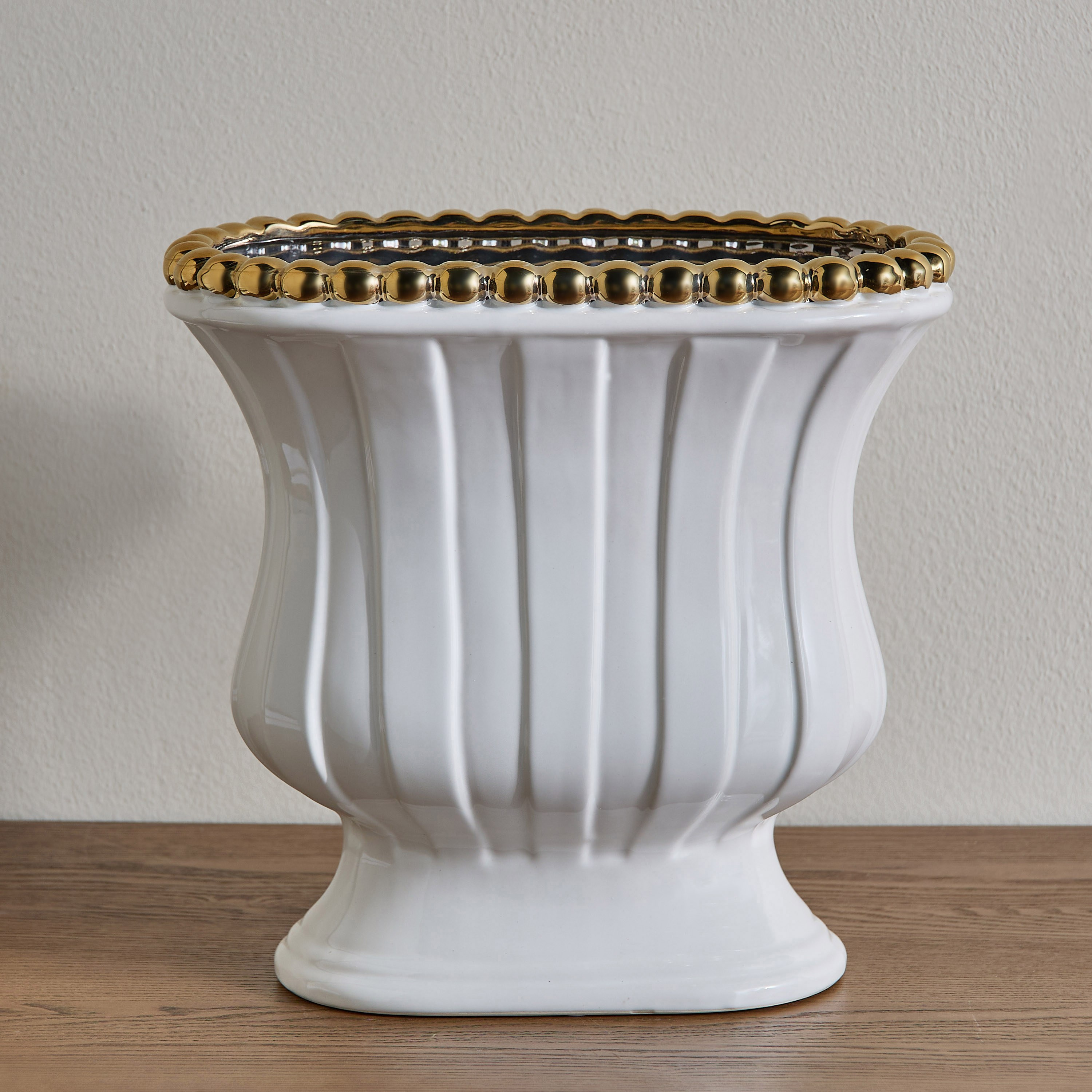 Fatima Ula Ceramic Vase - 27 cm-household-decor-vasesandbowls-image-2