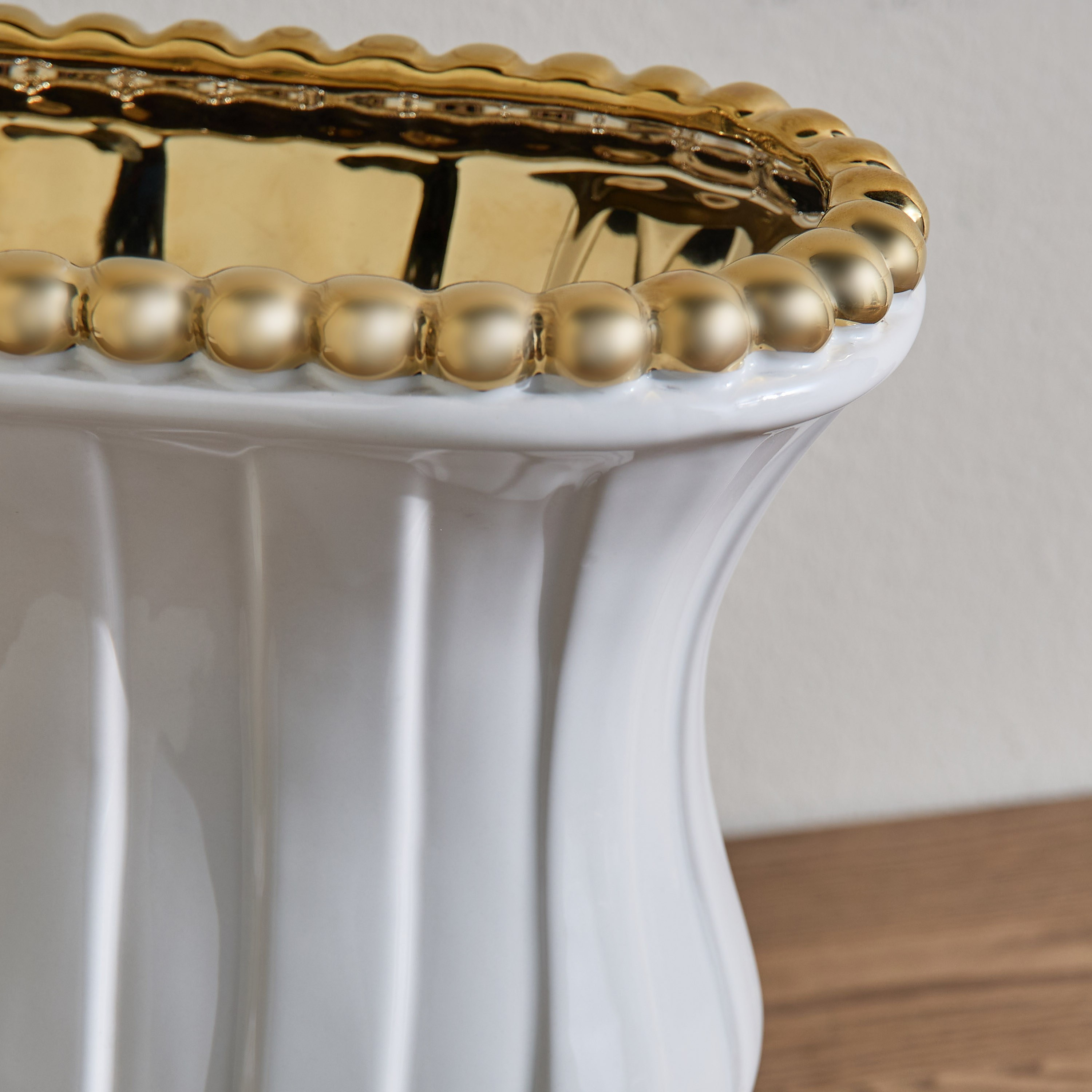 Fatima Ula Ceramic Vase - 27 cm-household-decor-vasesandbowls-image-3