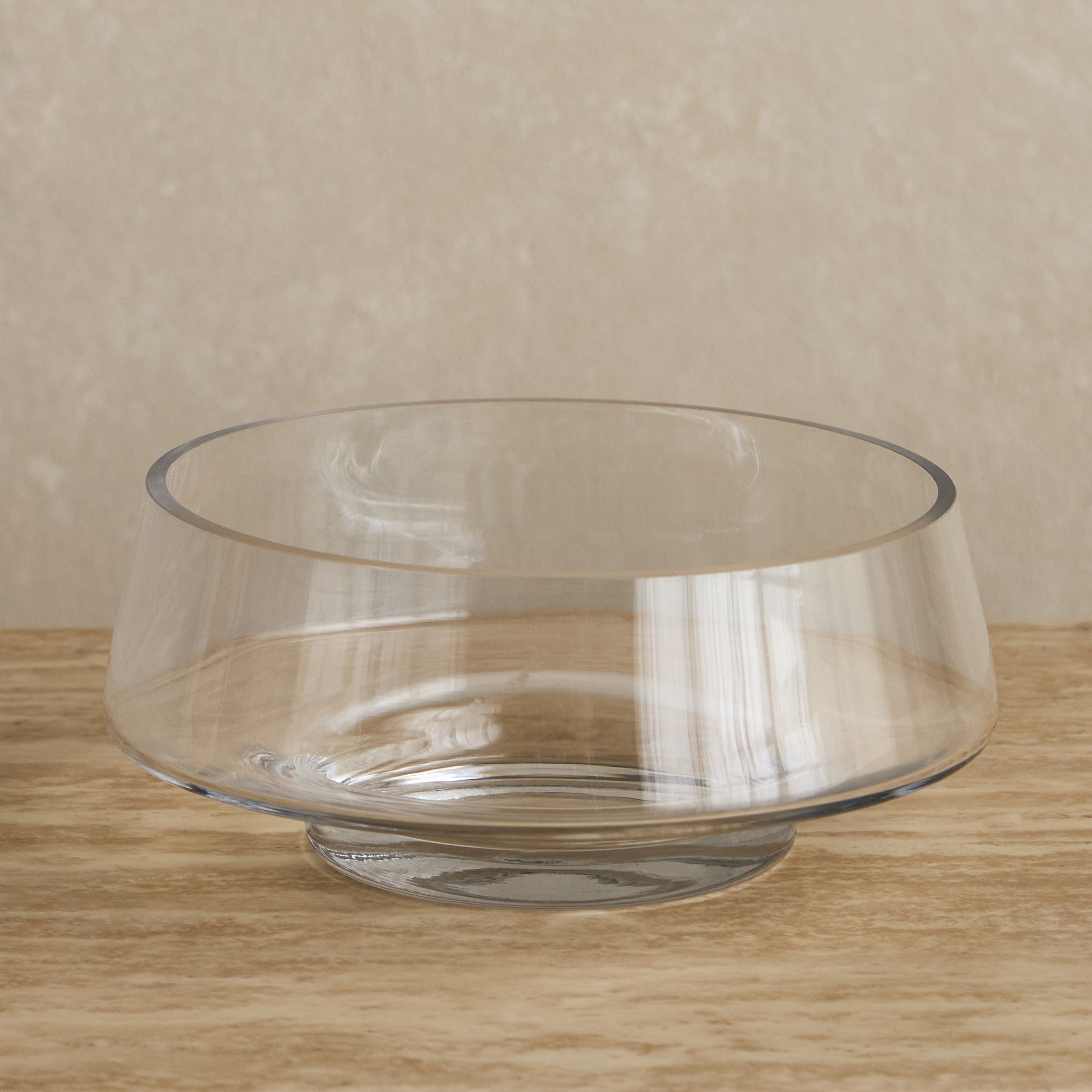 Essential Lunara Glass Decorative Bowl - 9x19 cm