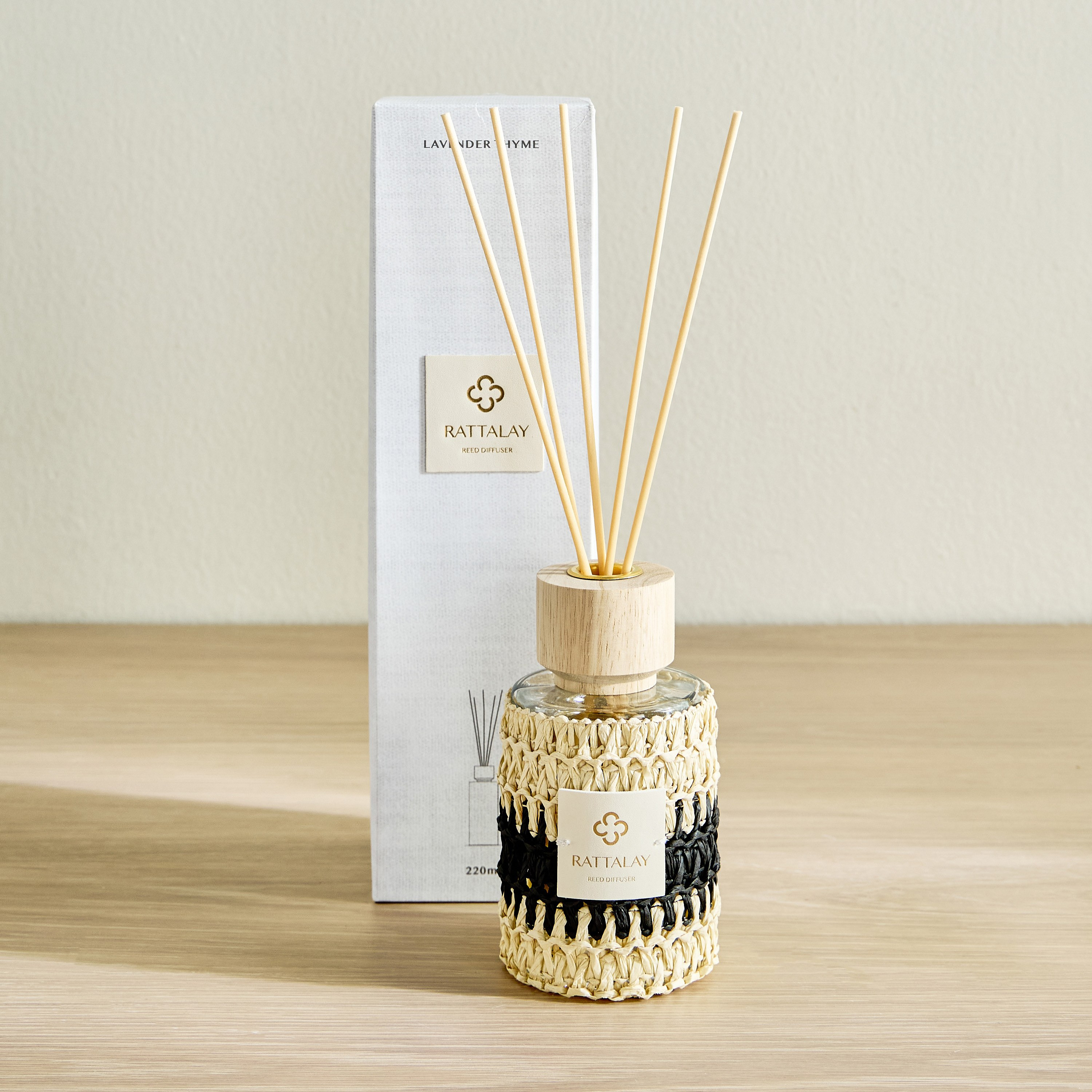 Rattalay Lavender Thym Reed Diffuser - 220 ml-household-homefragrance-reeddiffusers-image-2