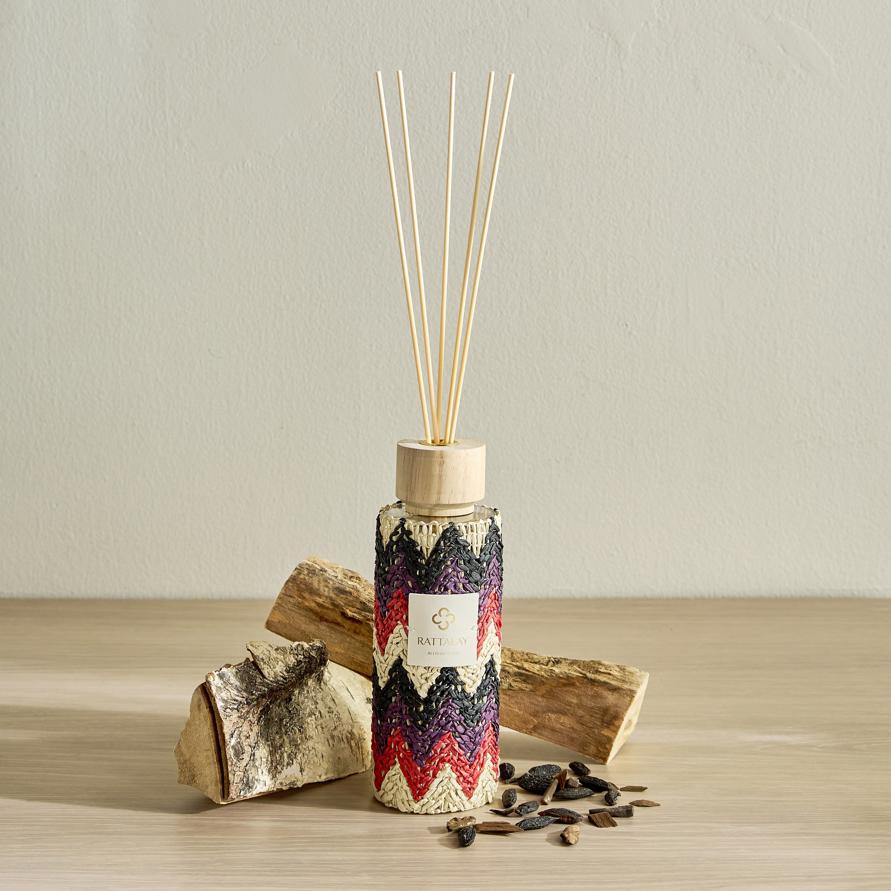 Rattalay Ombre Leather Reed Diffuser - 500 ml-household-homefragrance-reeddiffusers-image-1