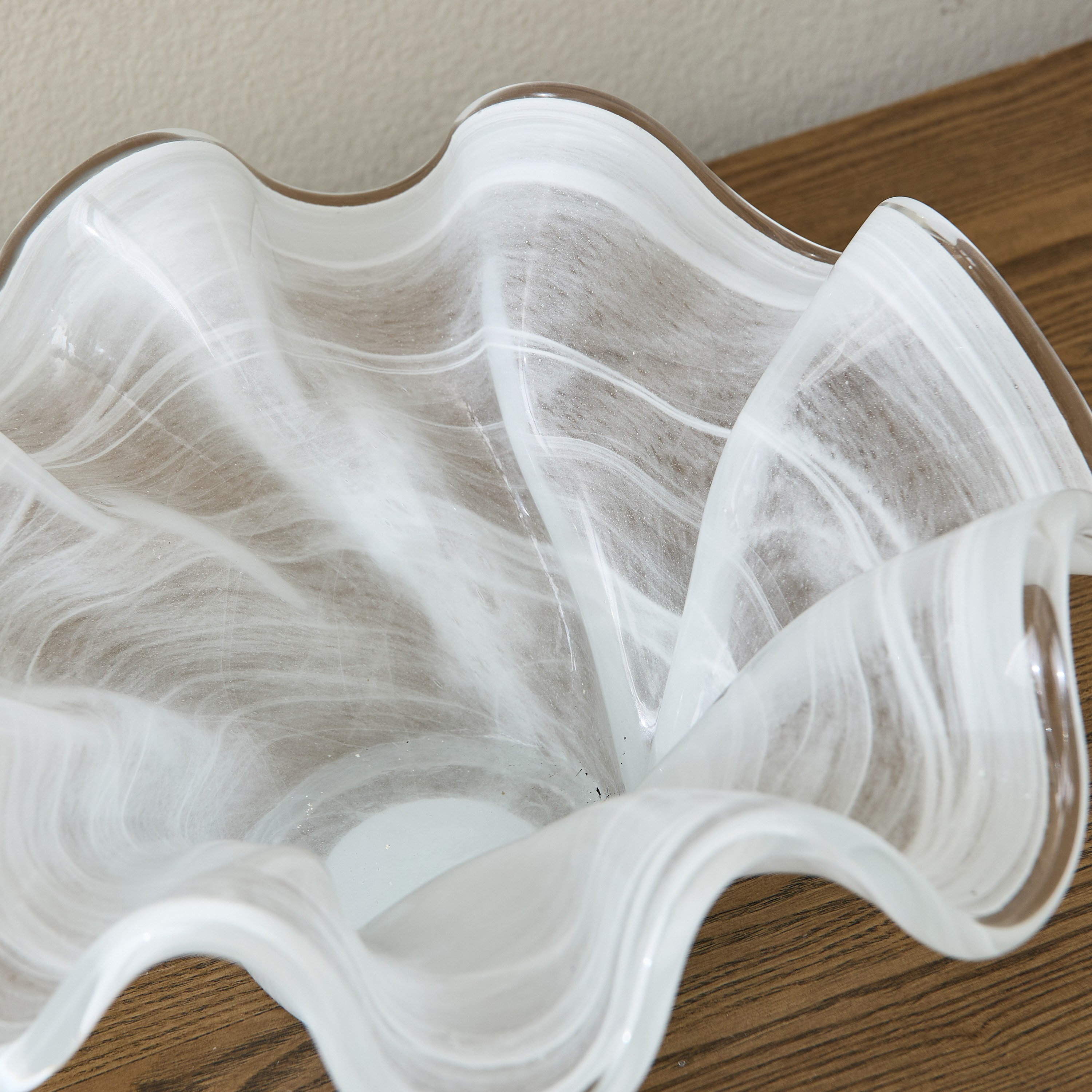 وعاء ديكور زجاج - أليسيا من هدى - 32 سم-household-decor-vasesandbowls-image-2