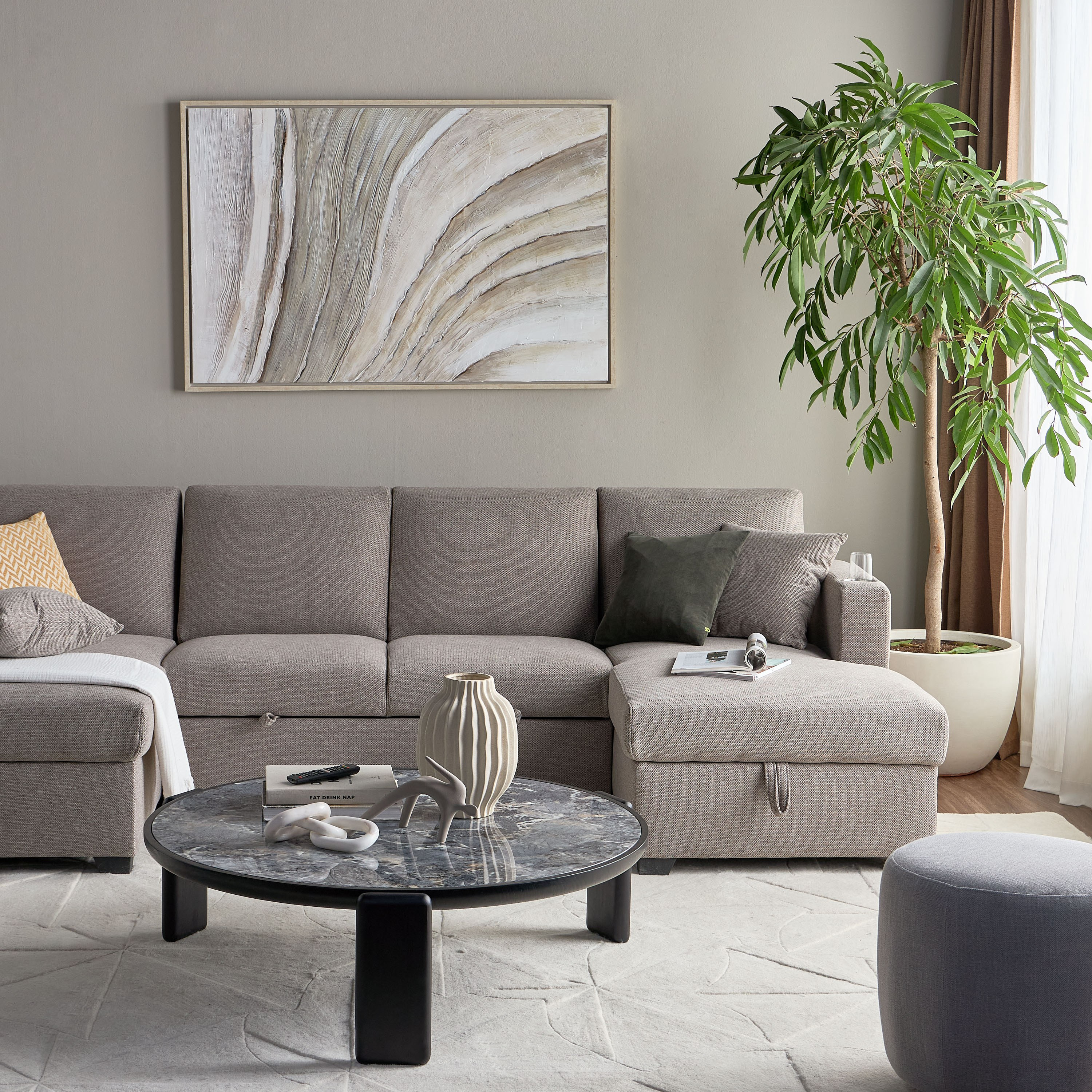 كنبة ركنة سرير 4 مقاعد قماش - ماجنوليا-furniture-sofaandseating-sofabedsanddaybeds-image-14
