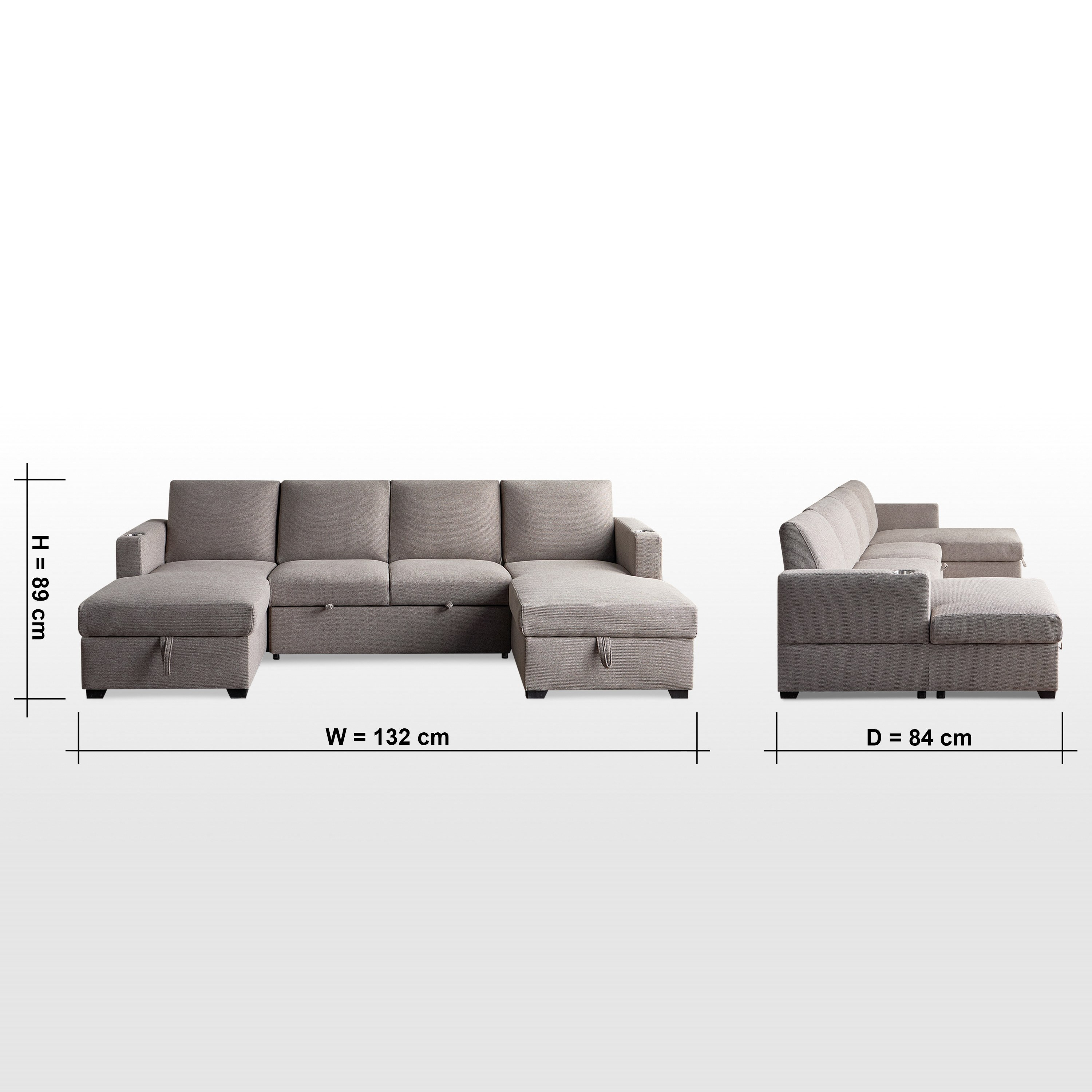 كنبة ركنة سرير 4 مقاعد قماش - ماجنوليا-furniture-sofaandseating-sofabedsanddaybeds-image-15