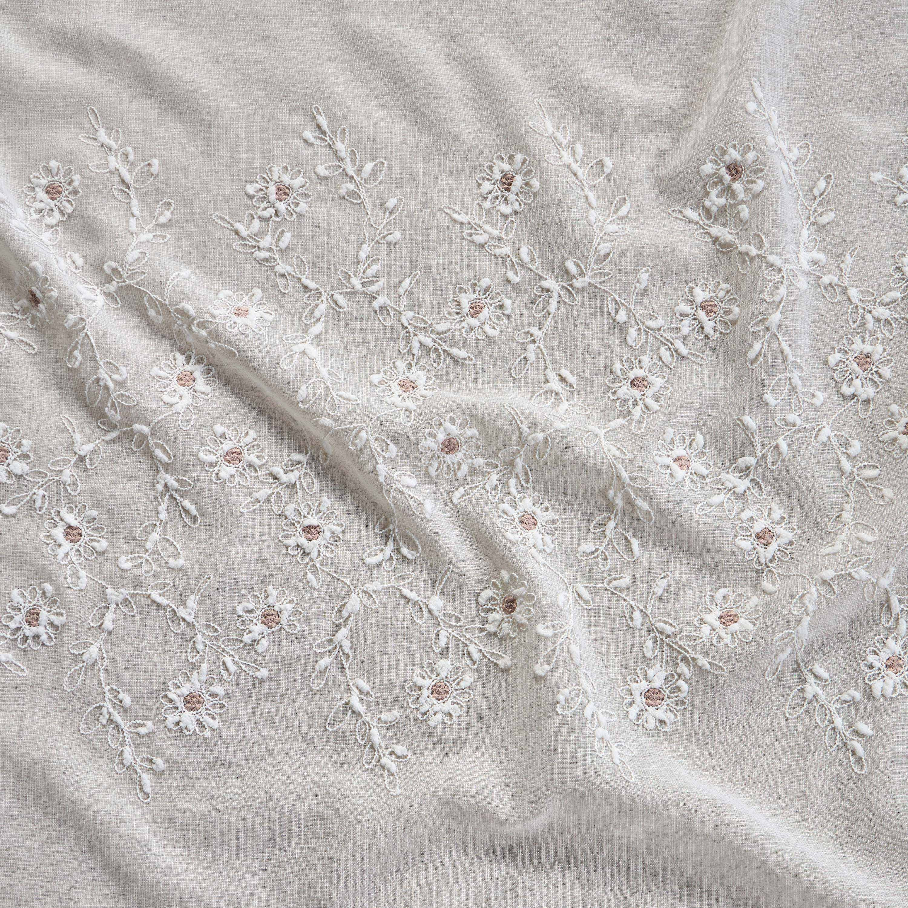 طقم ستائر شفافة قطعتان - مورفي - 135x300 سم-household-windows-curtains-image-4
