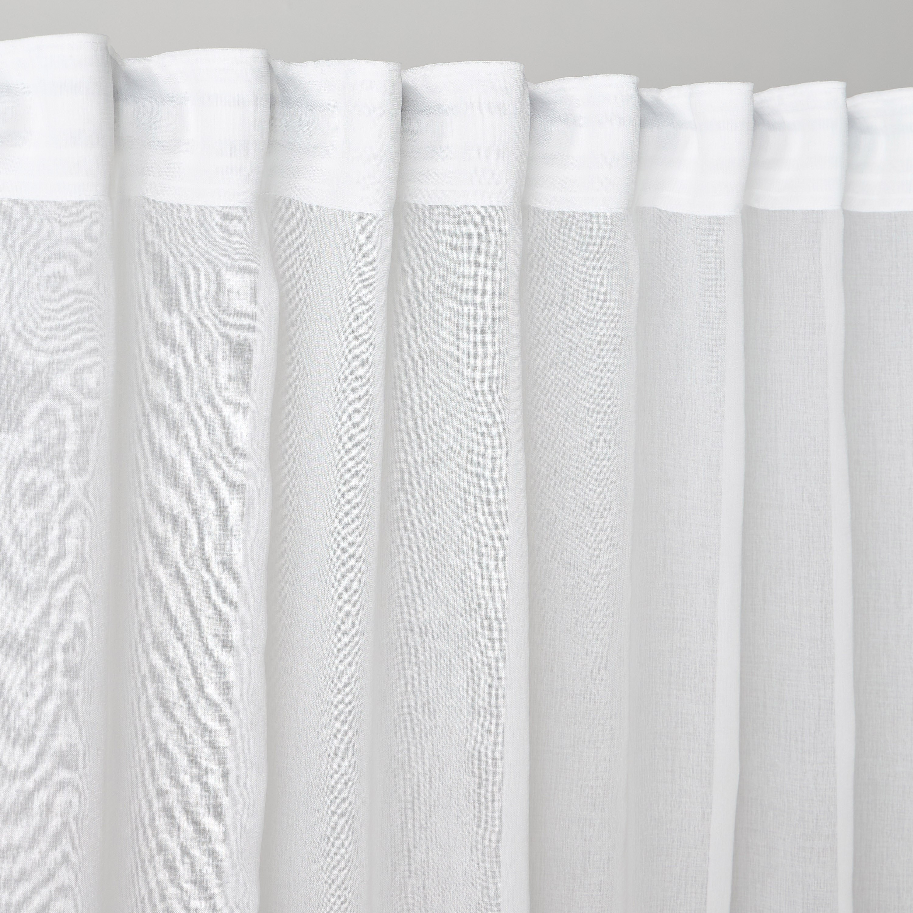 طقم ستارة شفافة من قطعتين - أوليفيا - 135x300 سم-household-windows-curtains-image-2