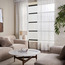 طقم ستارة شفافة من قطعتين - أوليفيا - 135x300 سم-household-windows-curtains-image-1