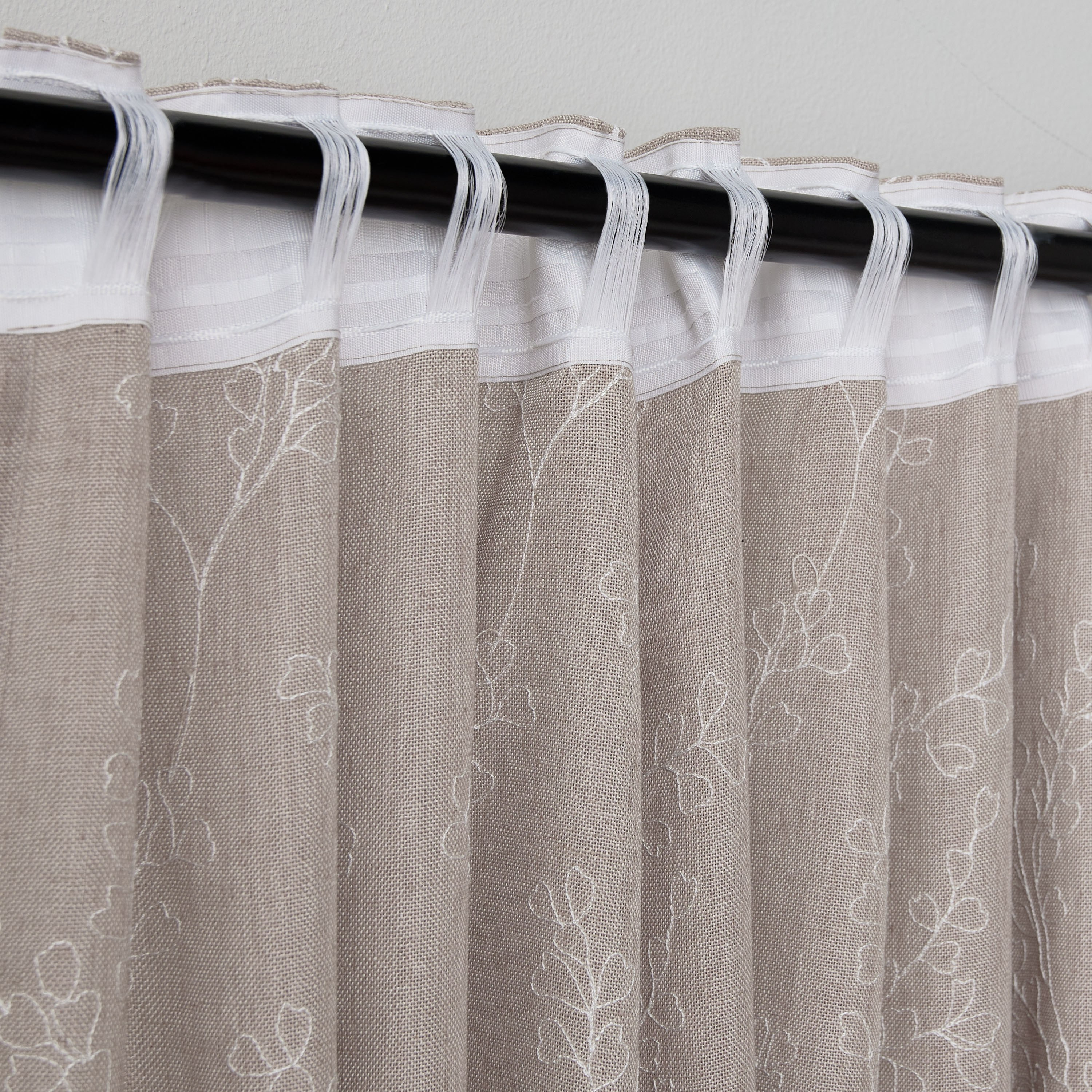 طقم ستارة شفافة من قطعتين - كوري - 135x320 سم-household-windows-curtains-image-3