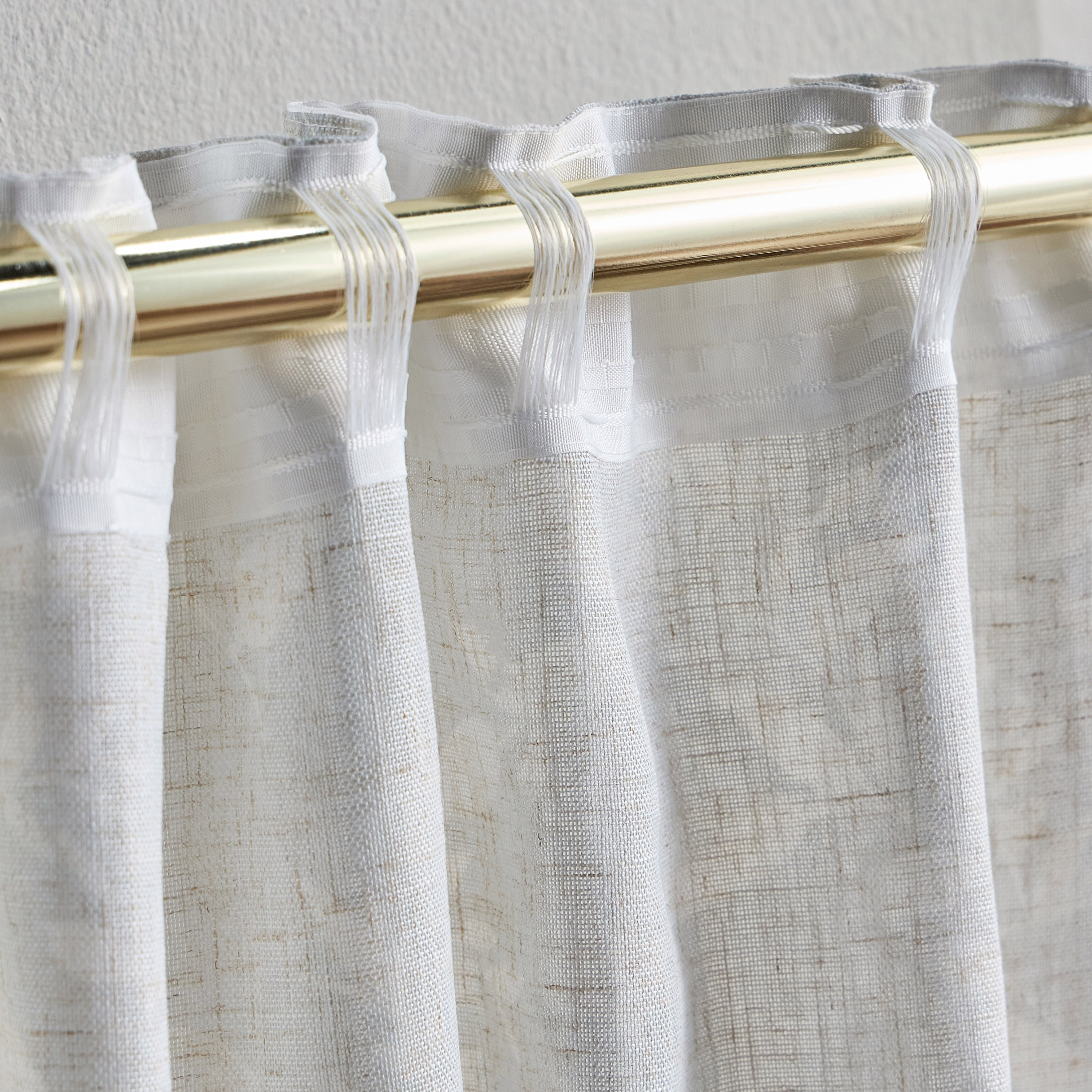 طقم ستائر شفافة قطعتين - أنا - 135x280 سم-household-windows-curtains-image-3