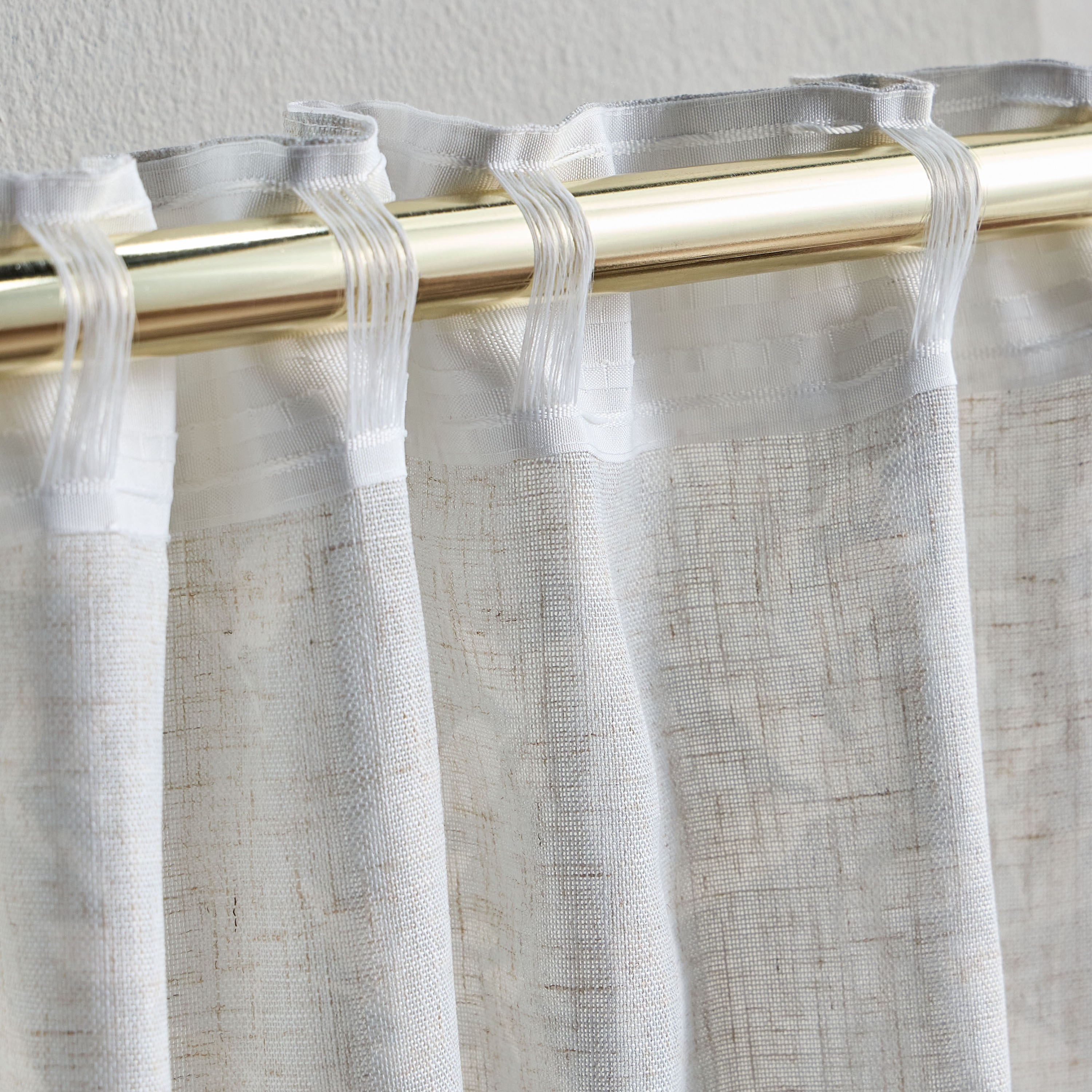 طقم ستائر شفافة قطعتين - أنا - 135x320 سم-household-windows-curtains-image-3