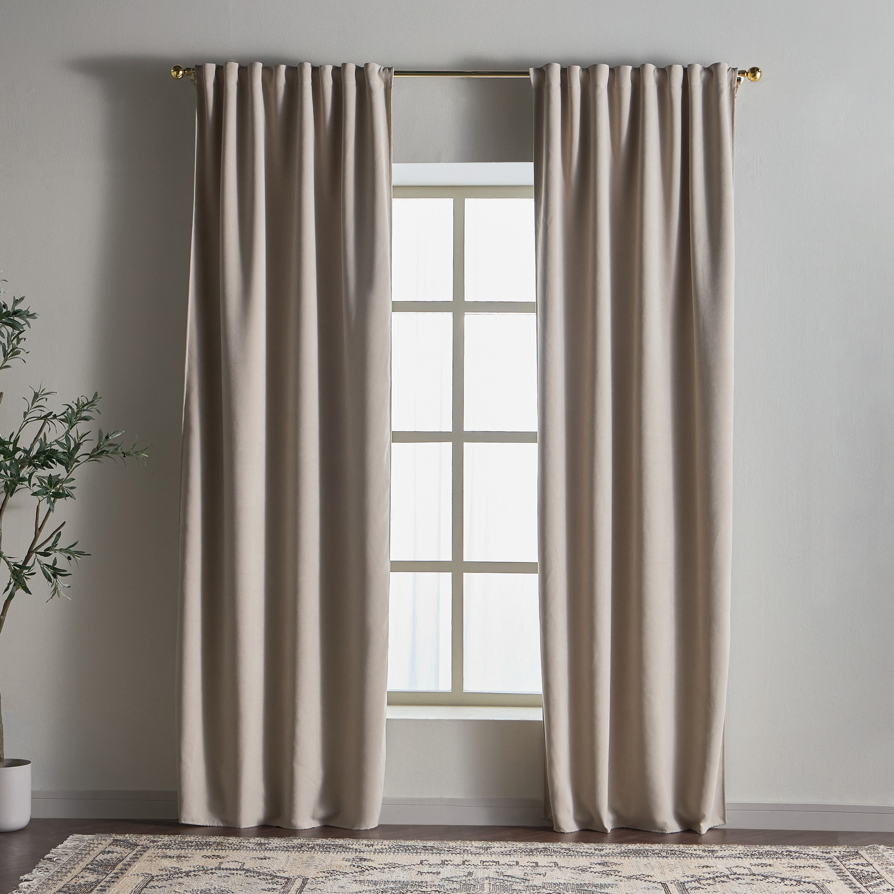 Amy 2-Piece Blackout Curtain Set -135x300 cm-household-windows-curtains-image-1