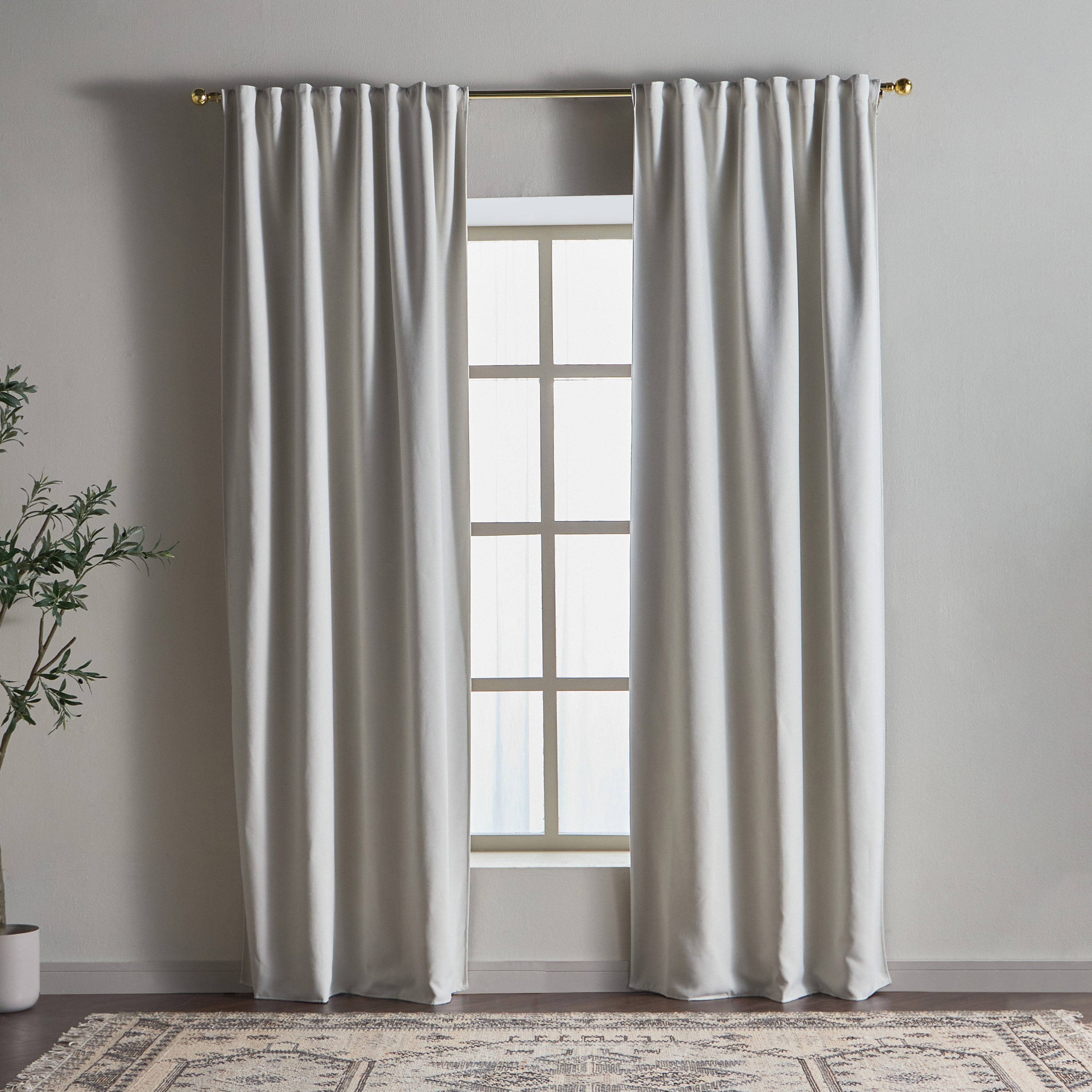 Amy 2-Piece Blackout Curtain Set -135x240 cm-household-windows-curtains-image-1