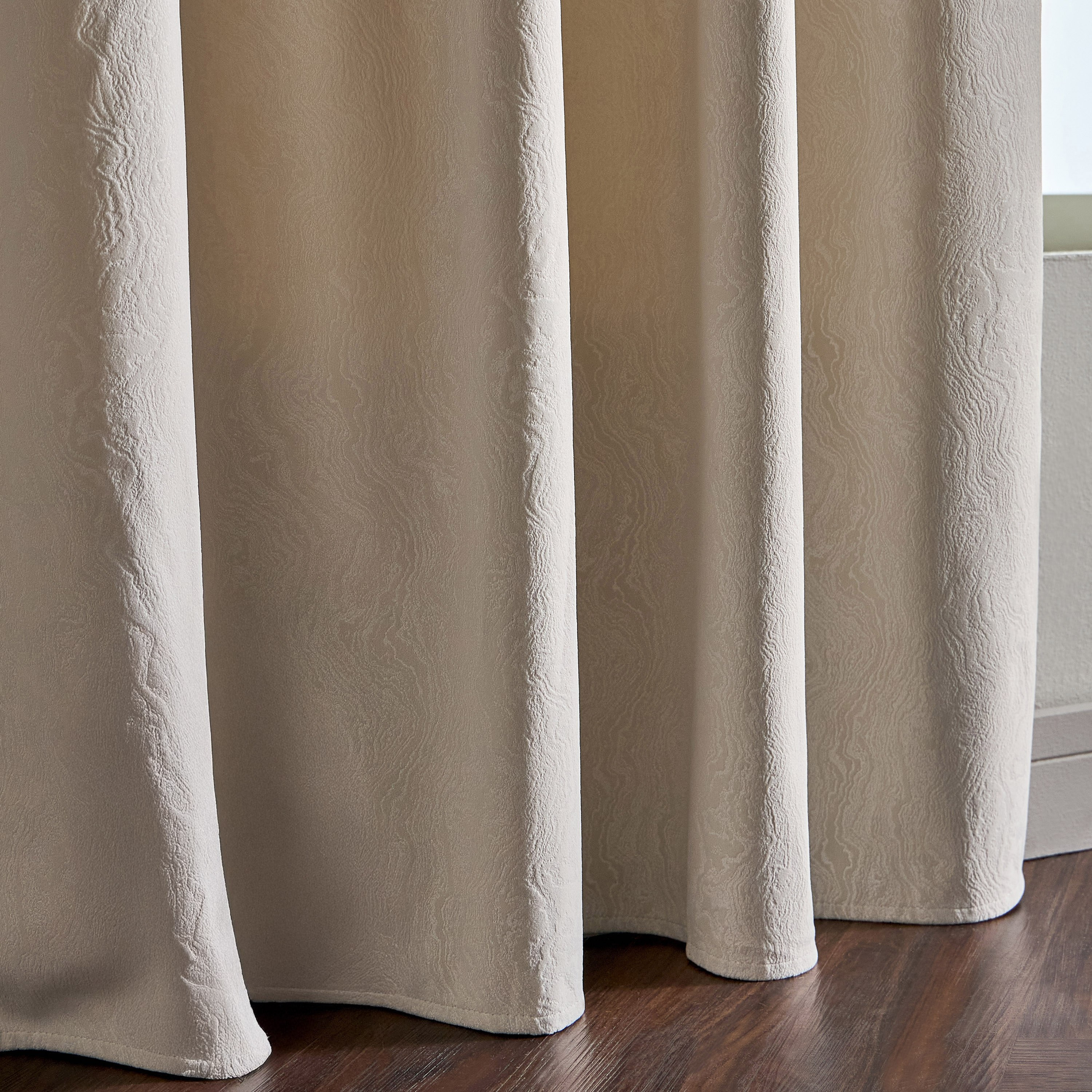 Elena 2-Piece Room Darkening Curtain Set - 135x320 cm-household-windows-curtains-image-2