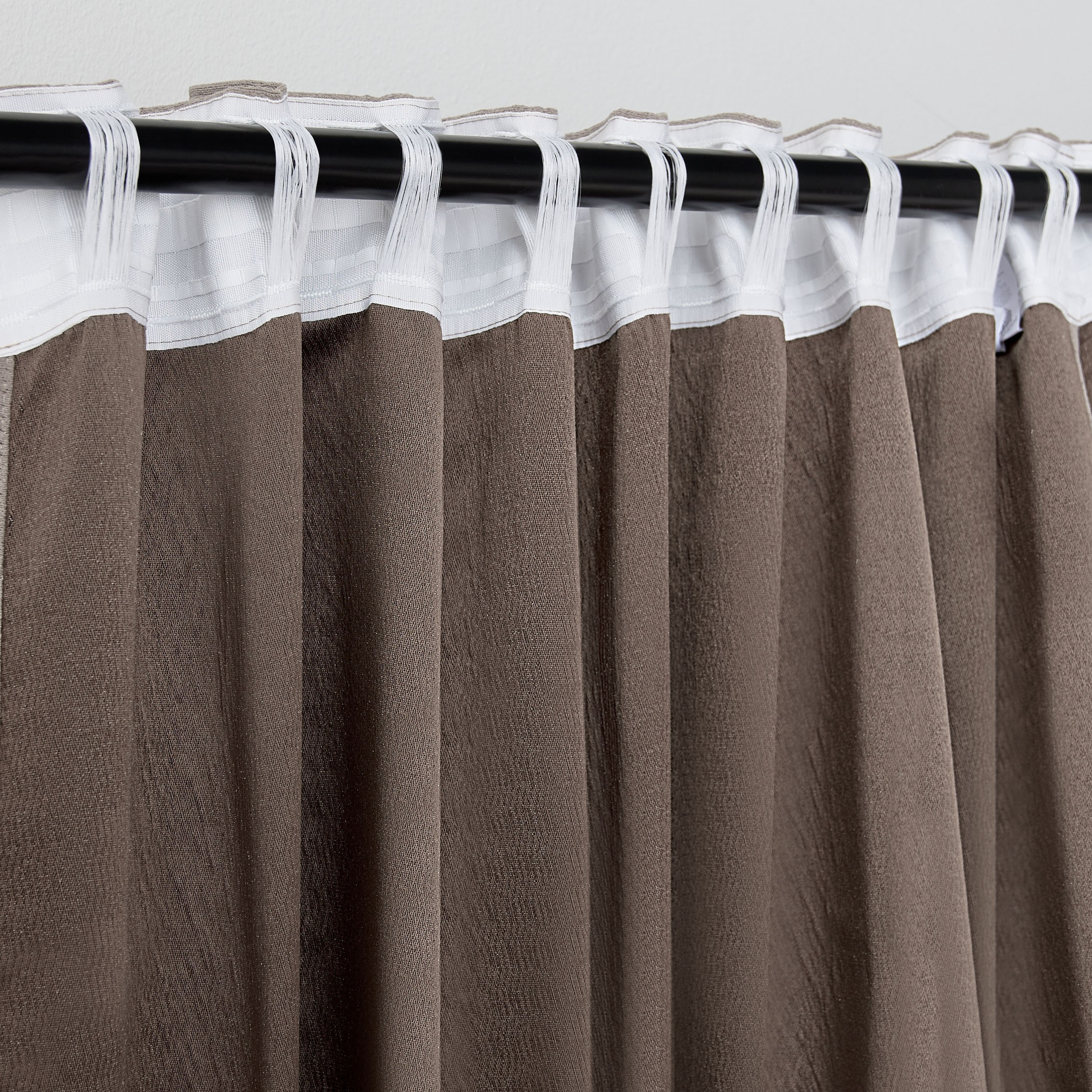 طقم ستائر تعتيم عدد 2 - كايلي - 135x300 سم-household-windows-curtains-image-3